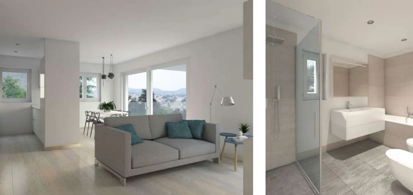 VISTA MONTI, NOUVEL APPARTEMENT DE 5,5 PIÈCES AVEC TERRASSE - Photo 3 sur 9