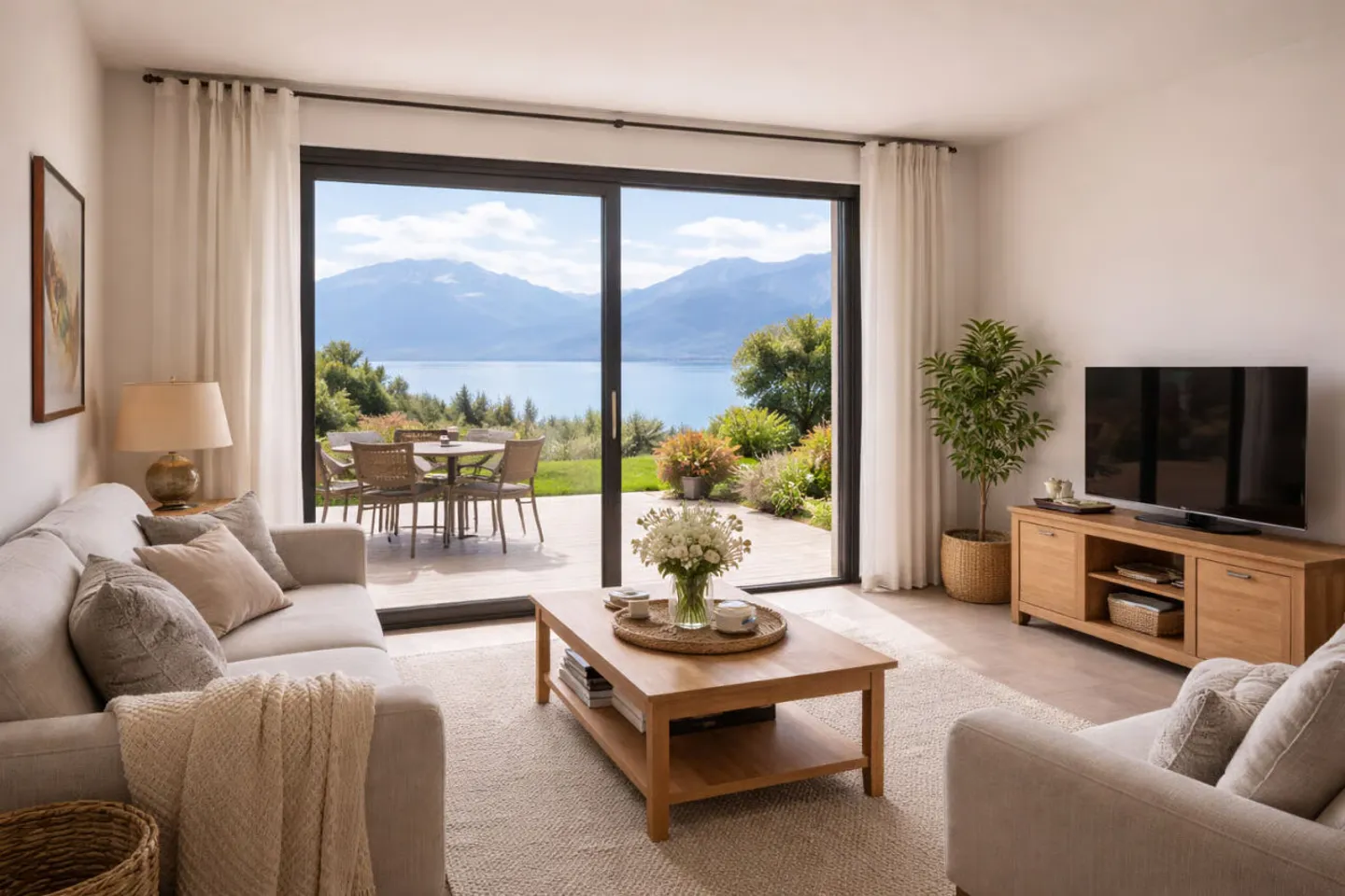 Schöne Doppelvilla / 3 Schlafzimmer und ein Büro / Seeblick - Foto 1 von 1