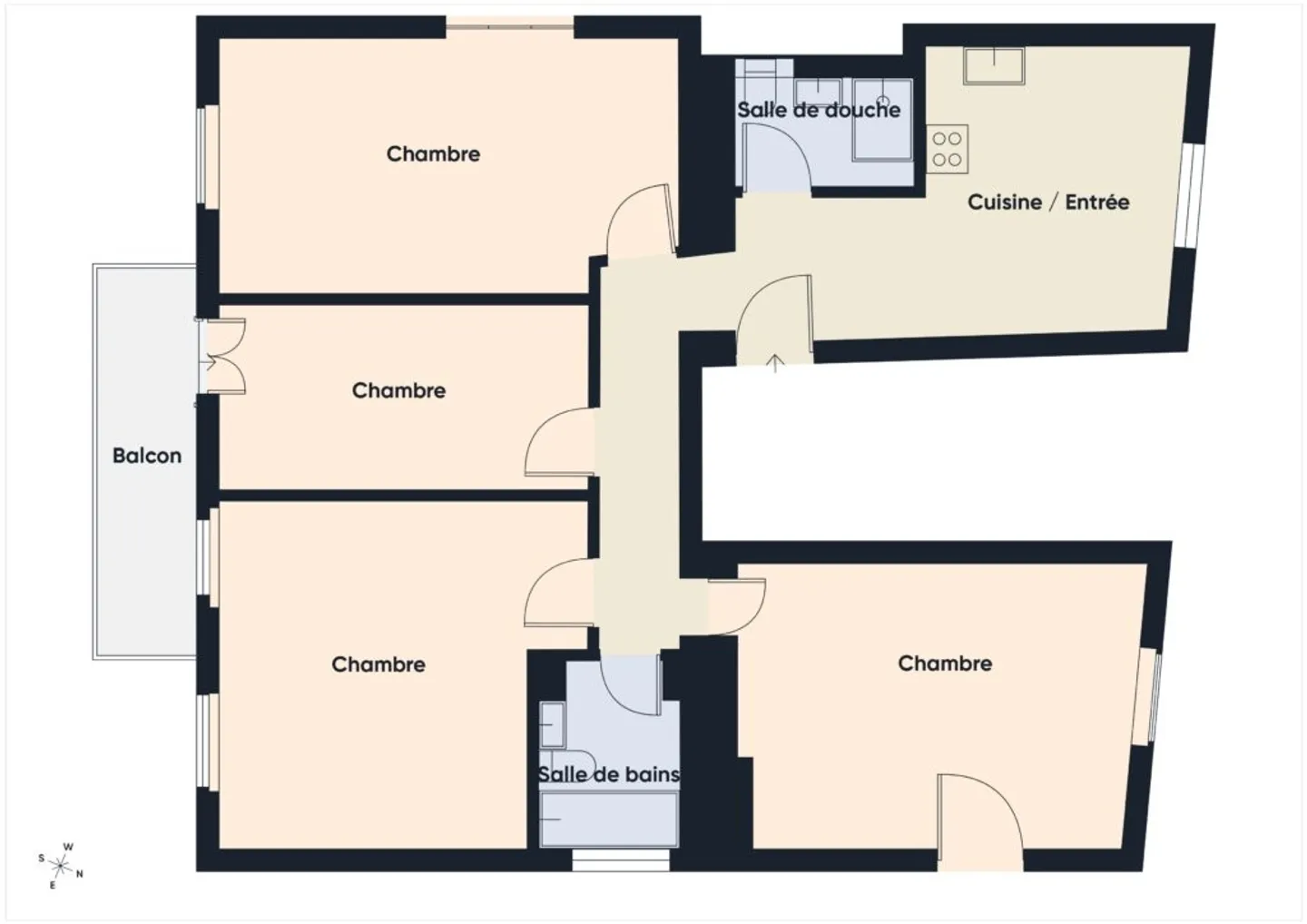 Wunderschöne 4,5 Zimmer Wohnung mit nach Süden ausgerichtetem Balkon - Foto 10 von 10