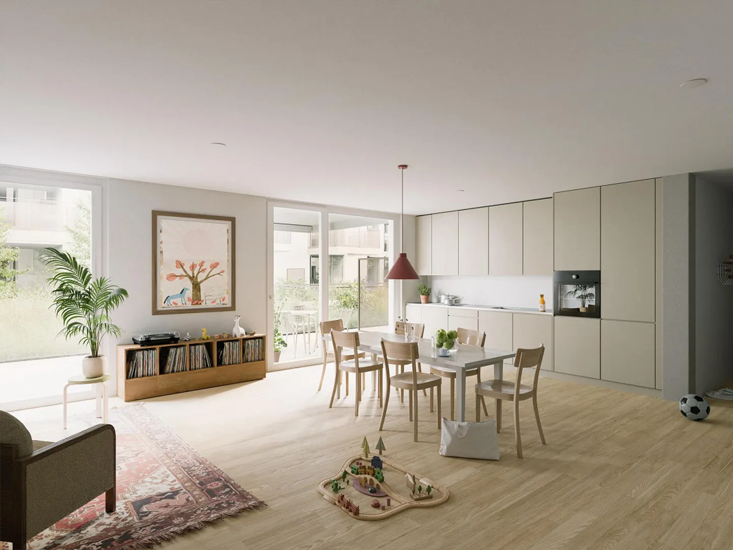 Nuova costruzione Gundeli - Balcone tranquillo nel cortile - Foto 2 di 3