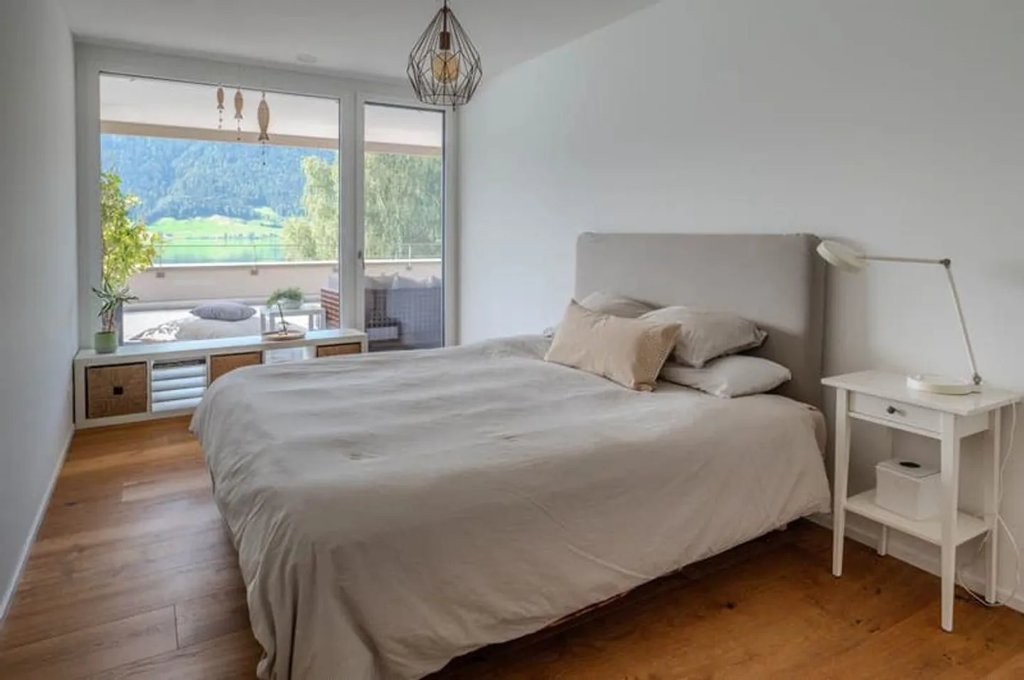 PENTHOUSE TERRASSÉ UNIQUE SUR LE LAC D'OBERÄGERI - Photo 1 sur 13