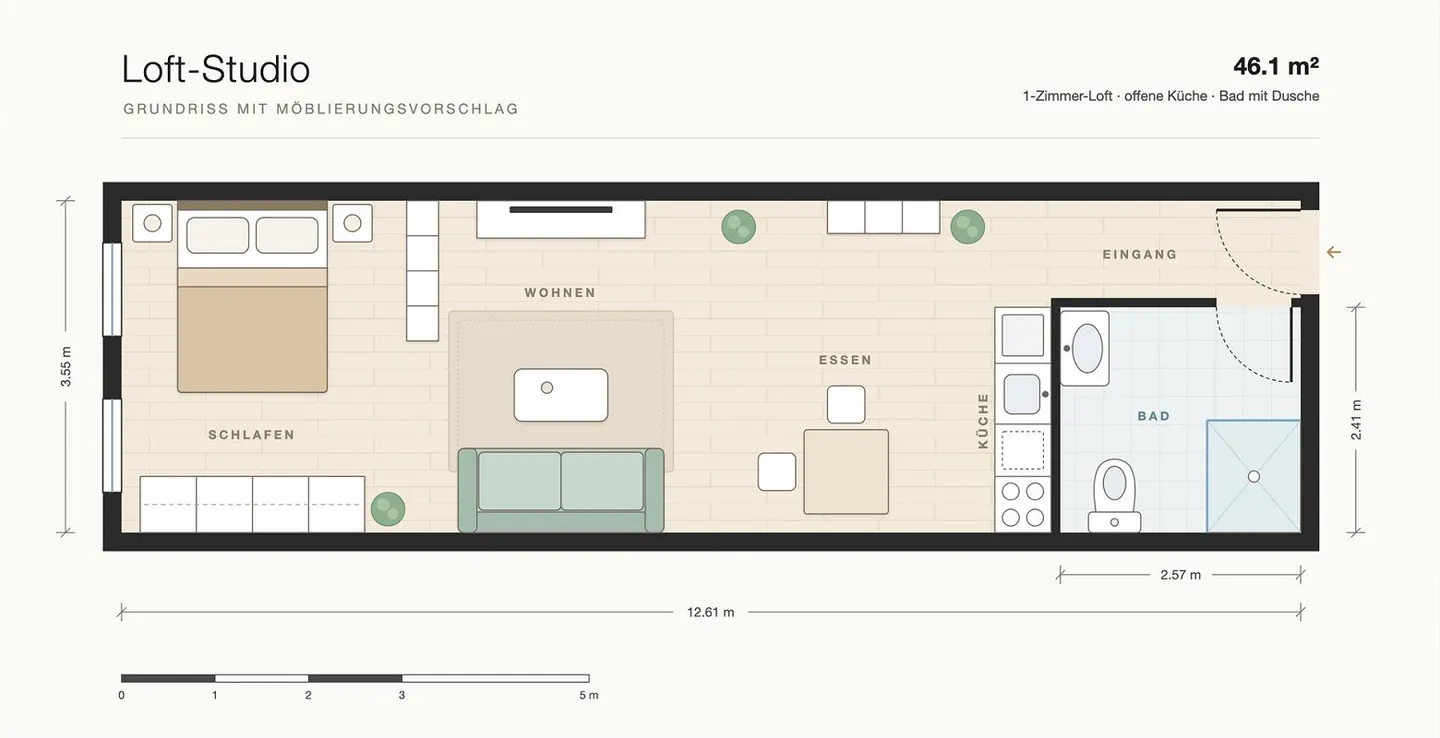 Luxus Loft-Studio in Liestal - Foto 8 von 8