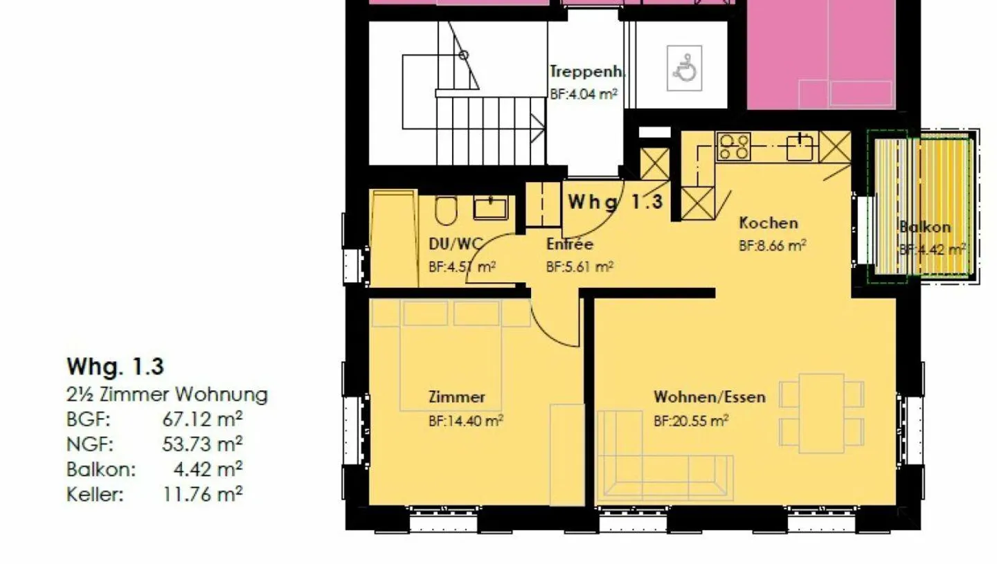 Modern 2.5-room apartment in the picturesque village of Seewis - Photo 10 of 10