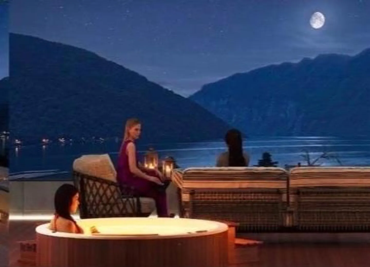 LE CHARME DU NOUVEAU DUPLEX PENTHOUSE - TERRASSE AVEC VUE SUR LE LAC - Photo 5 sur 6