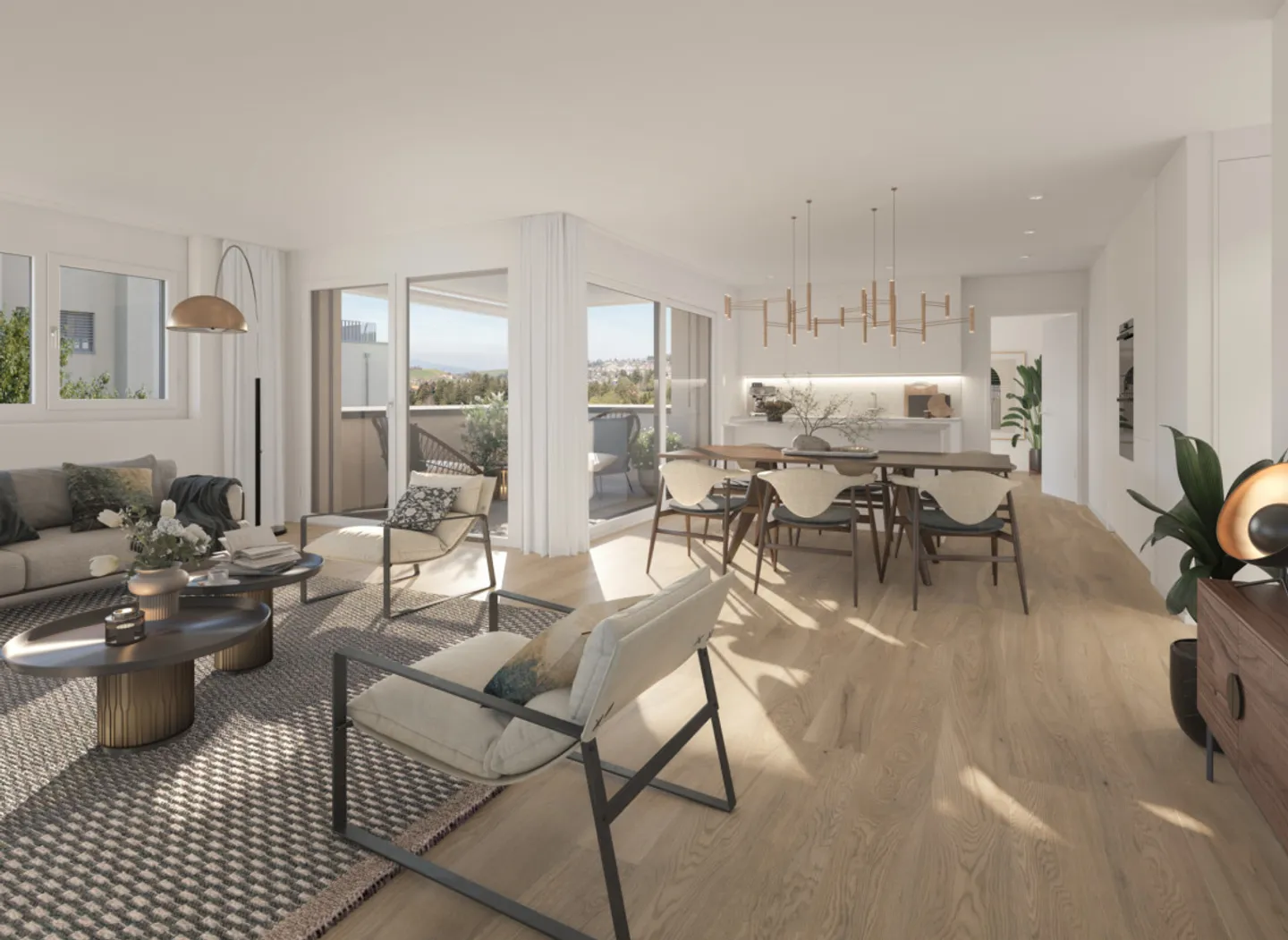 Exklusives Penthouse im Appenzellerland - Foto 3 von 4