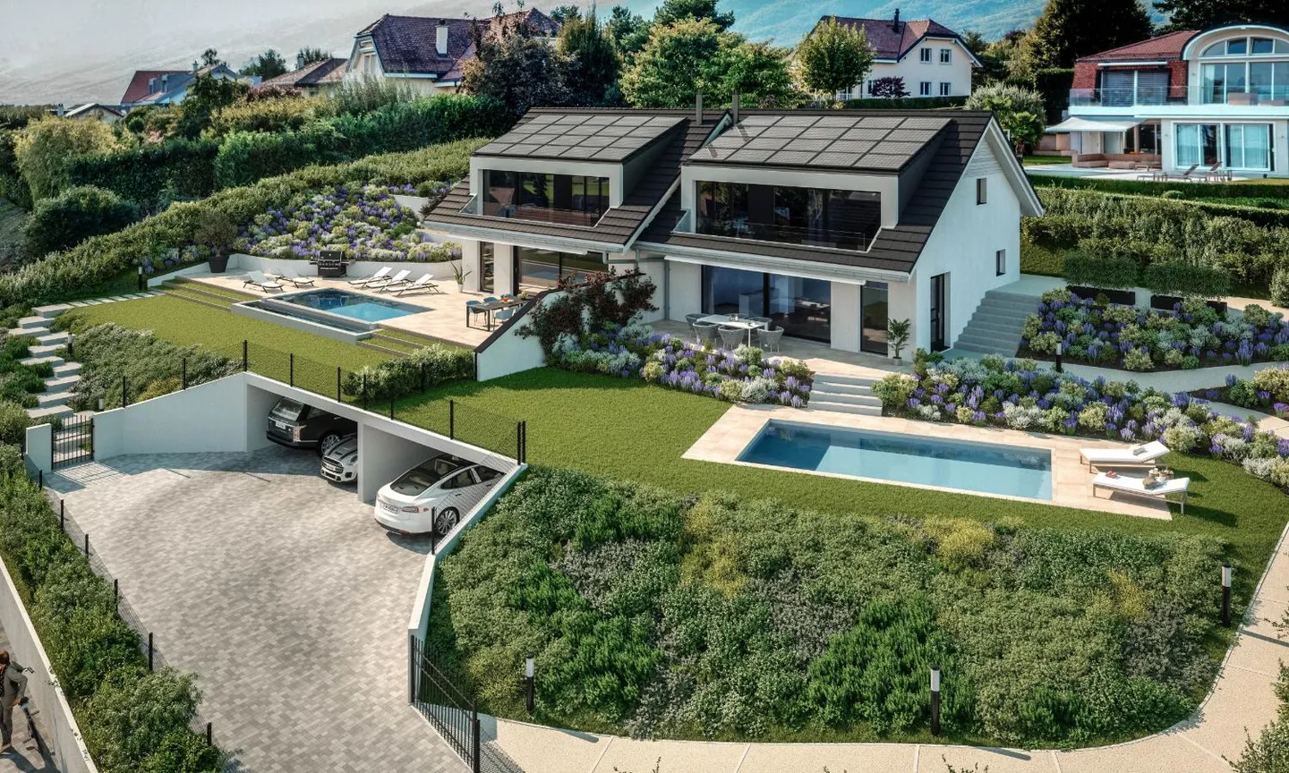 Villa contemporaine à Trélex - Photo 1 sur 3