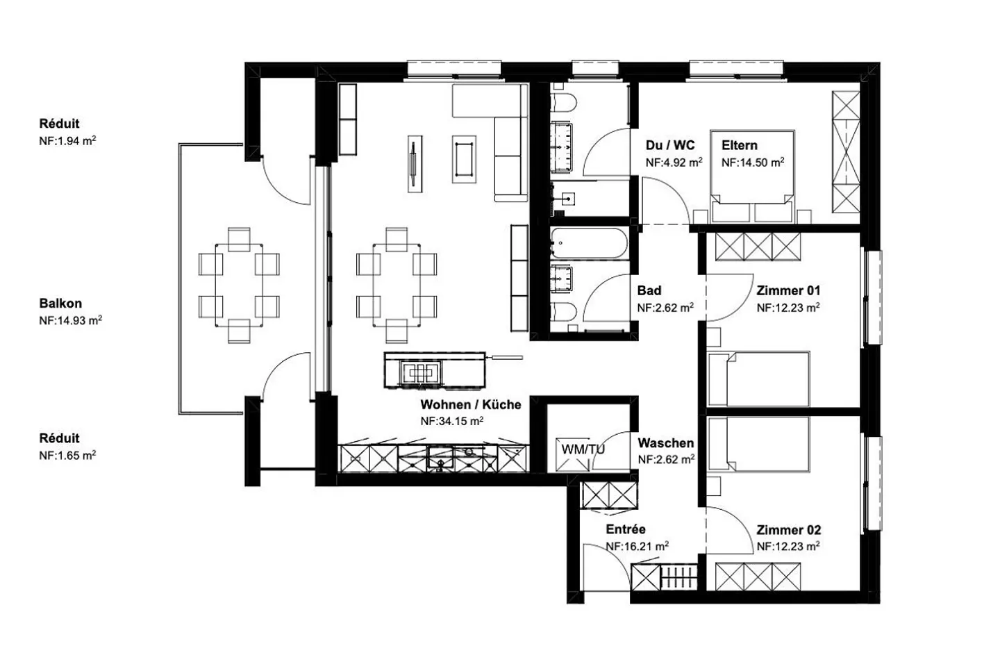 Neue 4.5 Zimmer Wohnung - Foto 11 von 12