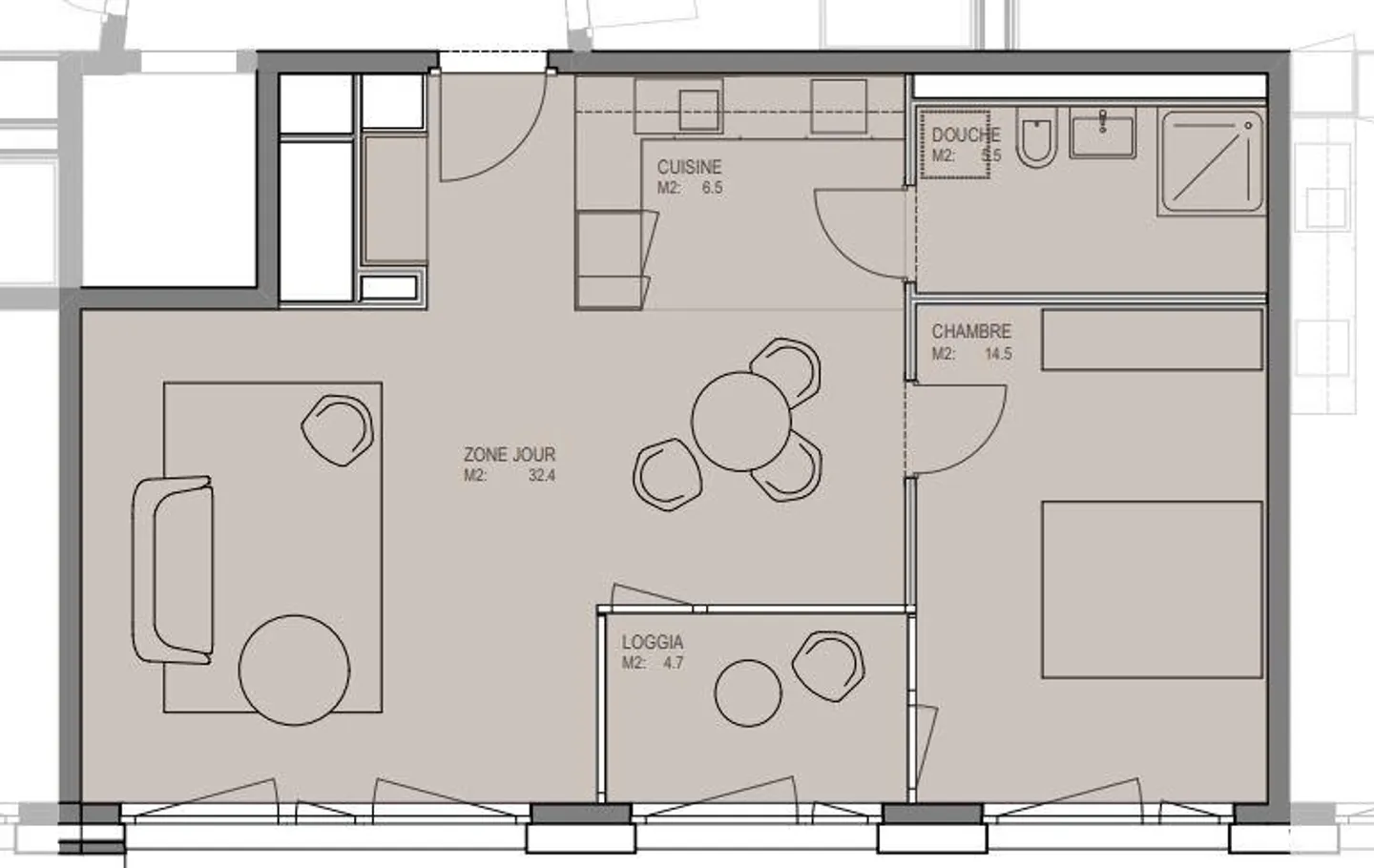 Appartement récent et minergie avec caution offerte - Foto 7 di 7