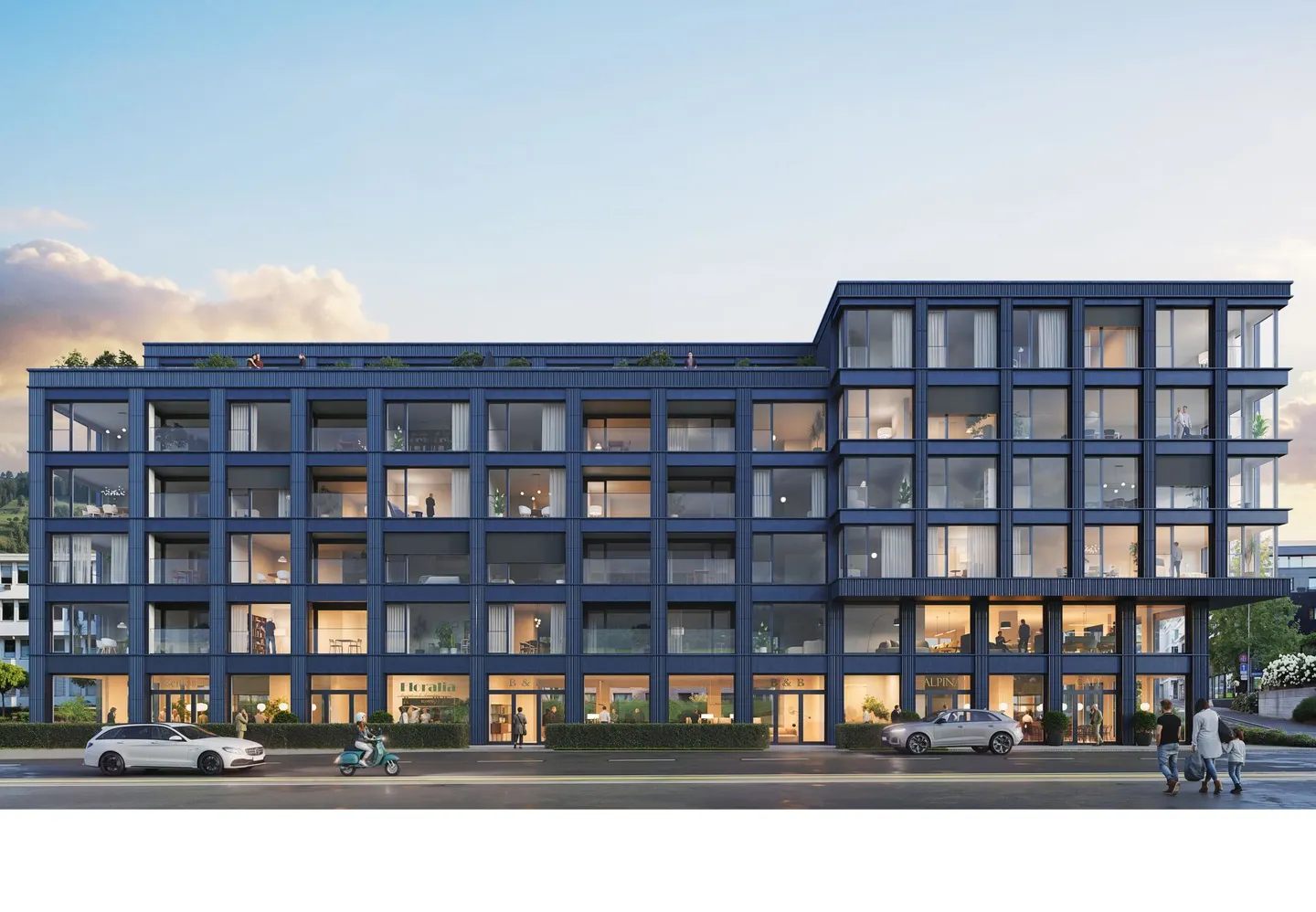 Ihr neuer Standort im repräsentativen und einzigartigen Neubau «La Mirar» - Photo 2 sur 13