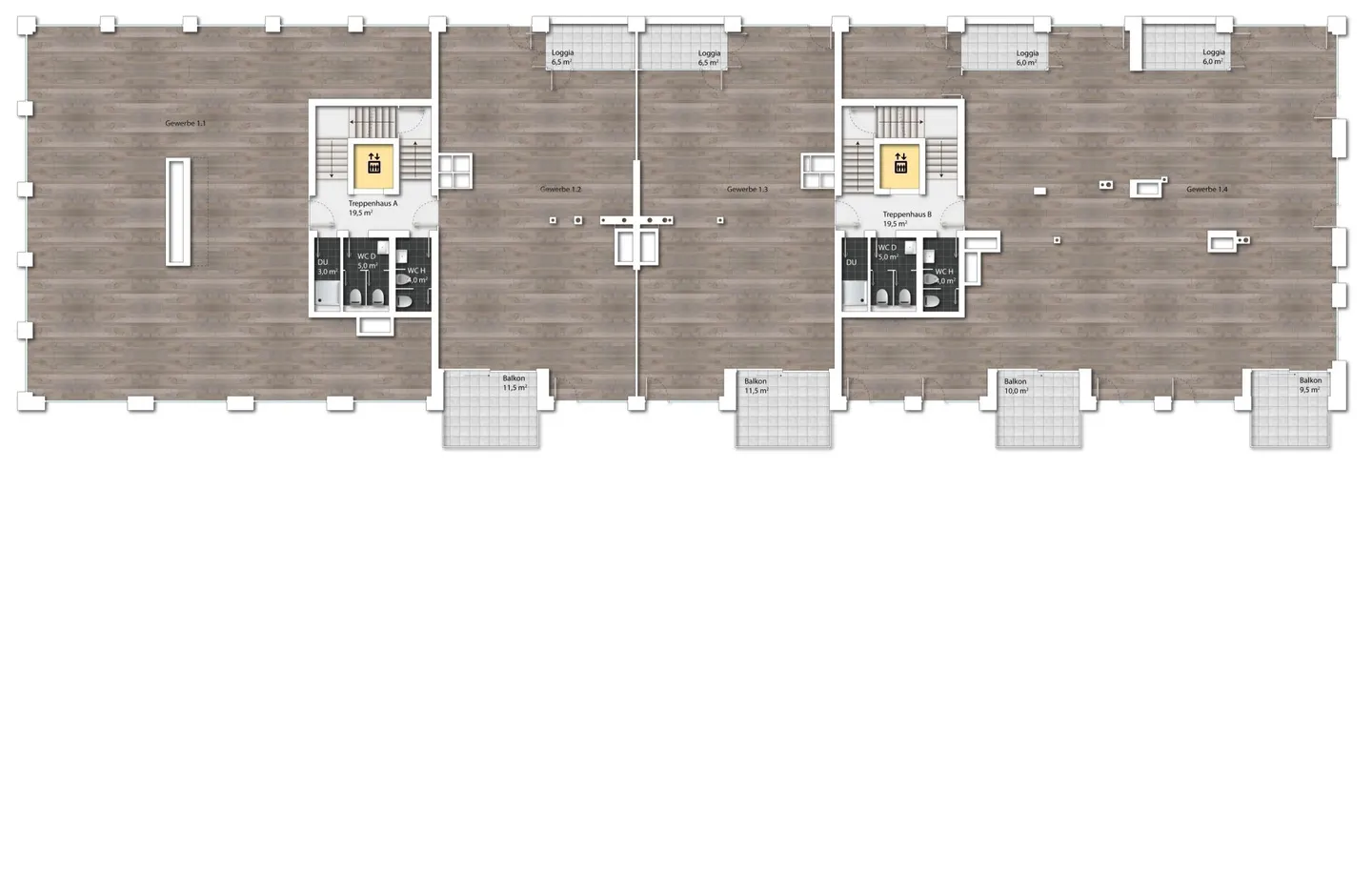 Ihr neuer Standort im repräsentativen und einzigartigen Neubau «La Mirar» - Photo 5 sur 13