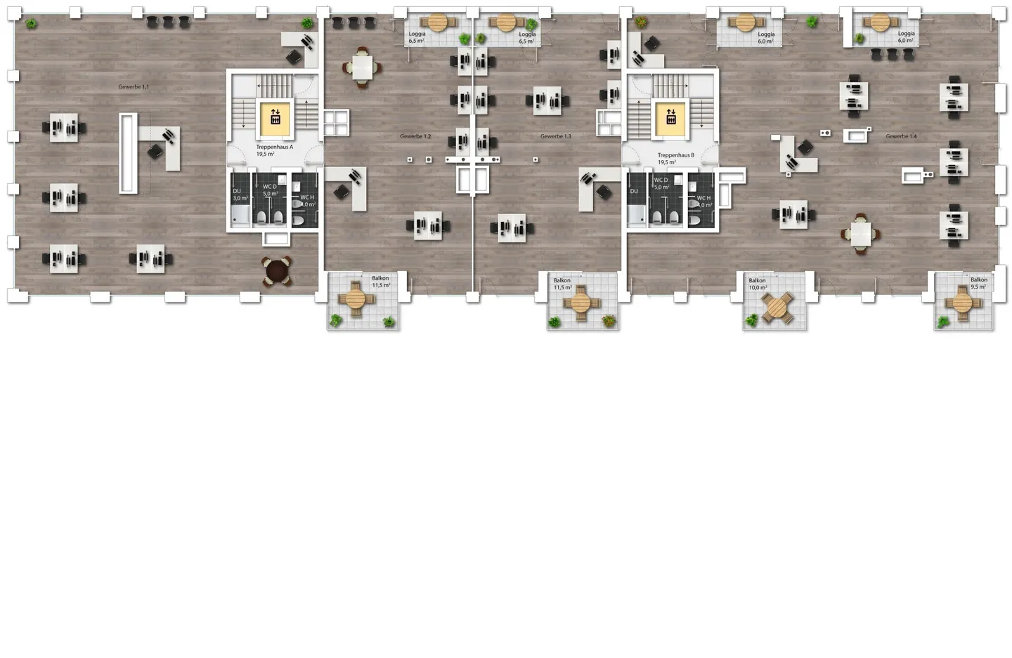 Ihr neuer Standort im repräsentativen und einzigartigen Neubau «La Mirar» - Photo 6 sur 13
