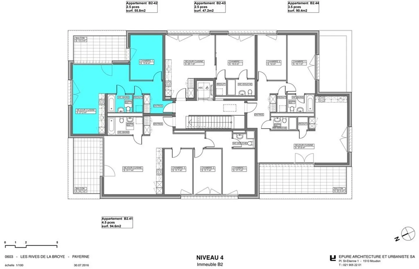 Bel appartement de 2.5 pièces au 4ème étage - Photo 6 sur 6