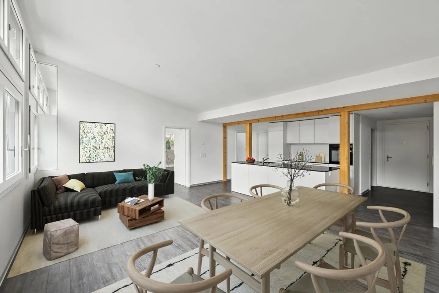 3 pièces à louer - Photo 3 sur 4