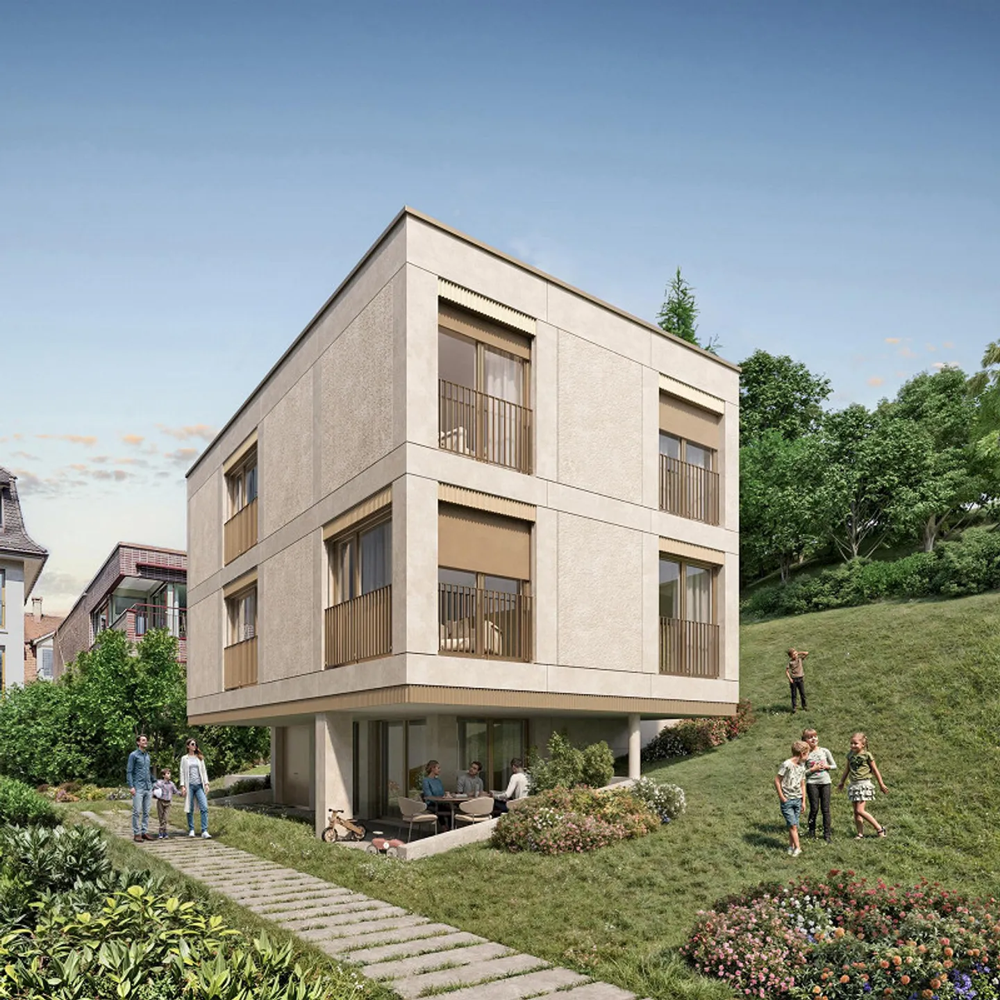 Wollihood – Progetto di nuova costruzione a Zurigo-Wollishofen - Foto 1 di 7