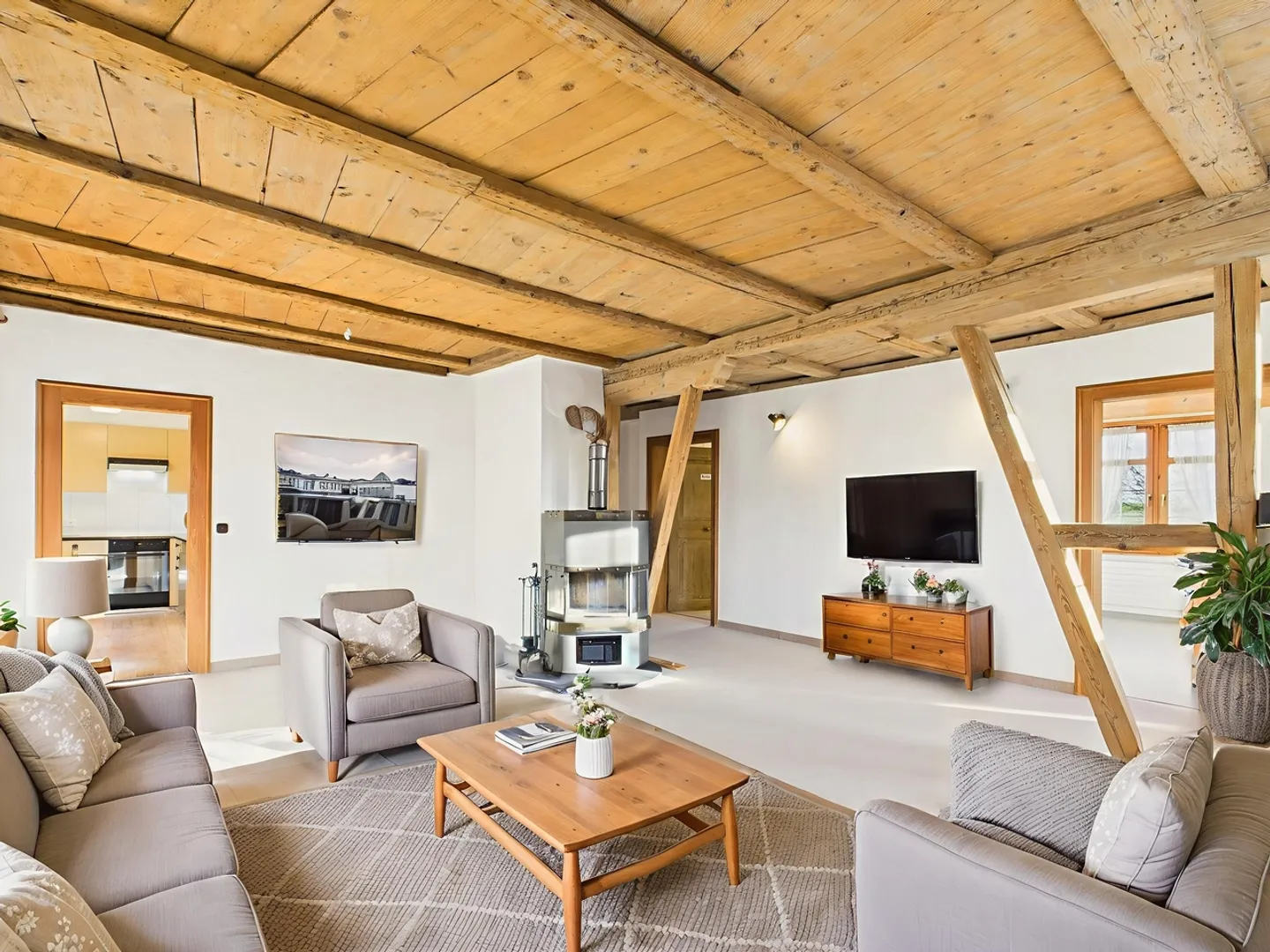 Appartement confortable de 4,5 pièces dans un emplacement calme à Hauptwil-Gottshaus - Photo 1 sur 13