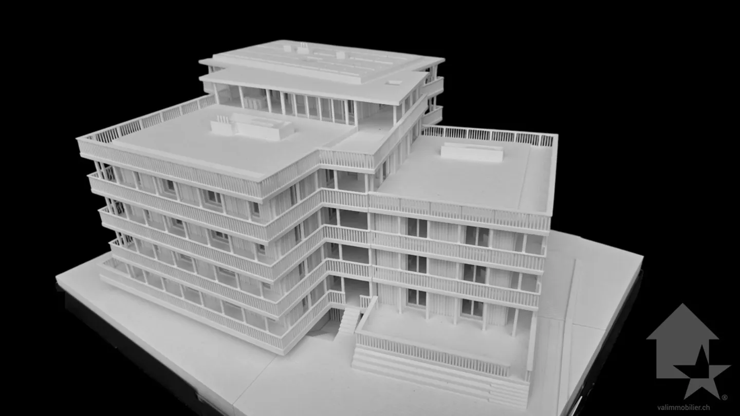 „Monthey, La Kaazelle 5,5 Zimmer in einer ökologischen Förderung“ - Foto 15 von 15