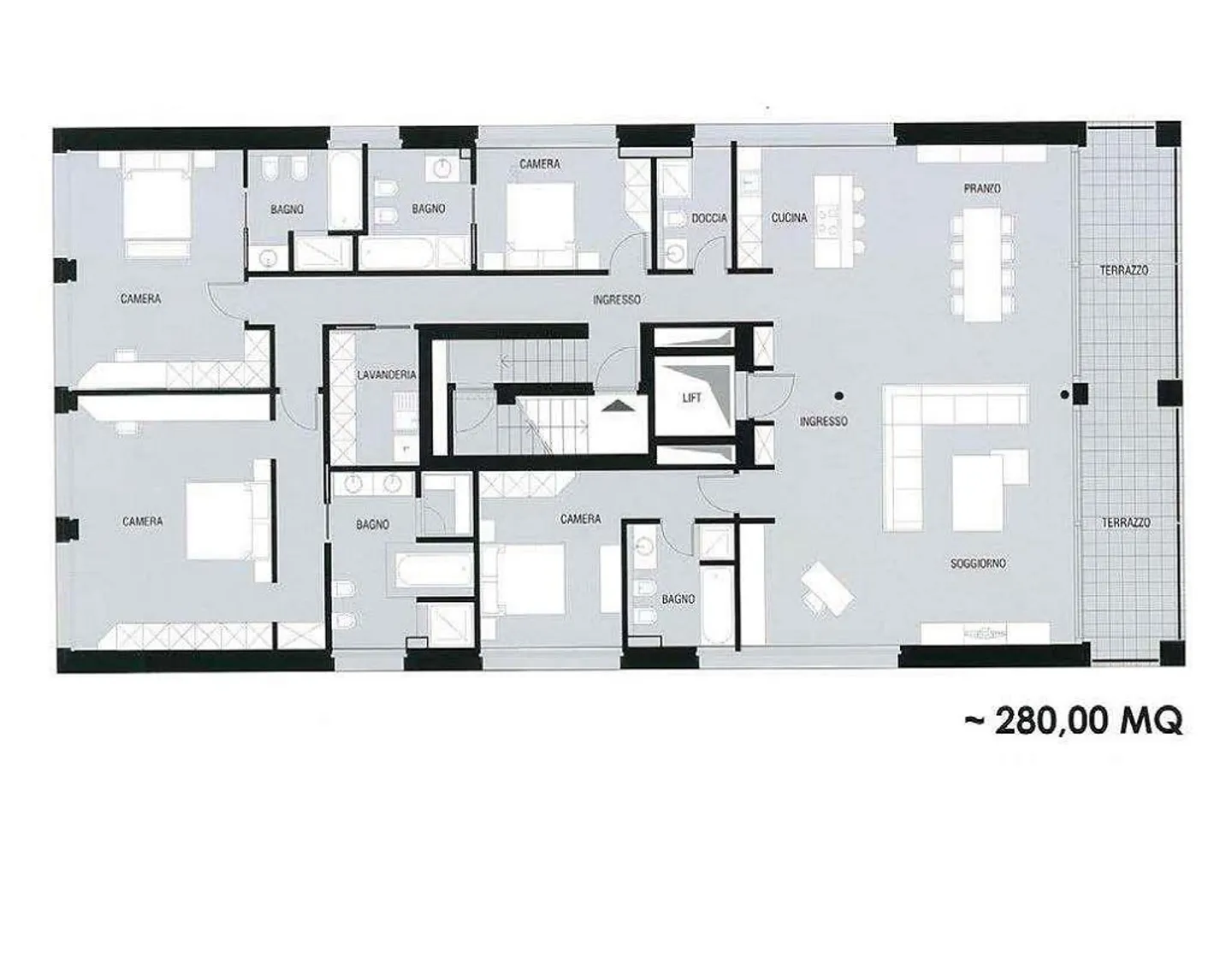 2269/B_Prestigioso attico di 5.5 locali con vista lago - Foto 7 di 7