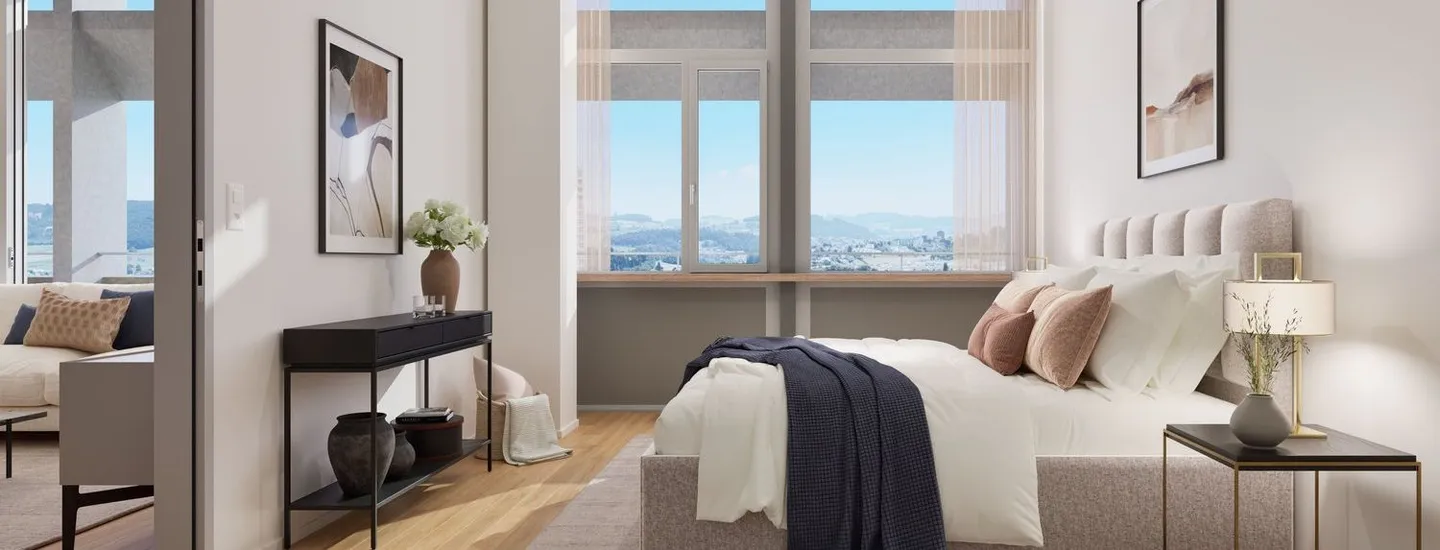 Modernes Apartment mit atemberaubendem Blick - Foto 8 von 11