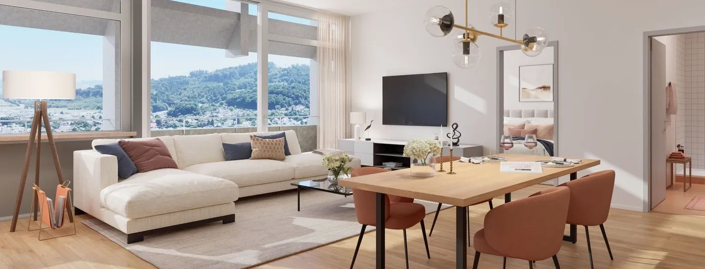 Modernes Apartment mit atemberaubendem Blick - Foto 4 von 11