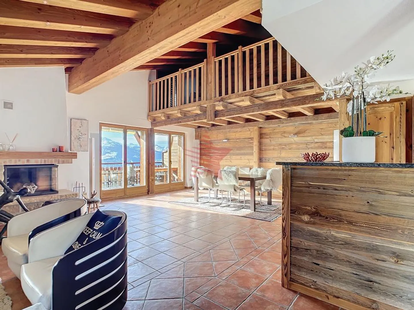 Magnifico attico duplex a Crans-Montana - Vista mozzafiato - Foto 8 di 13