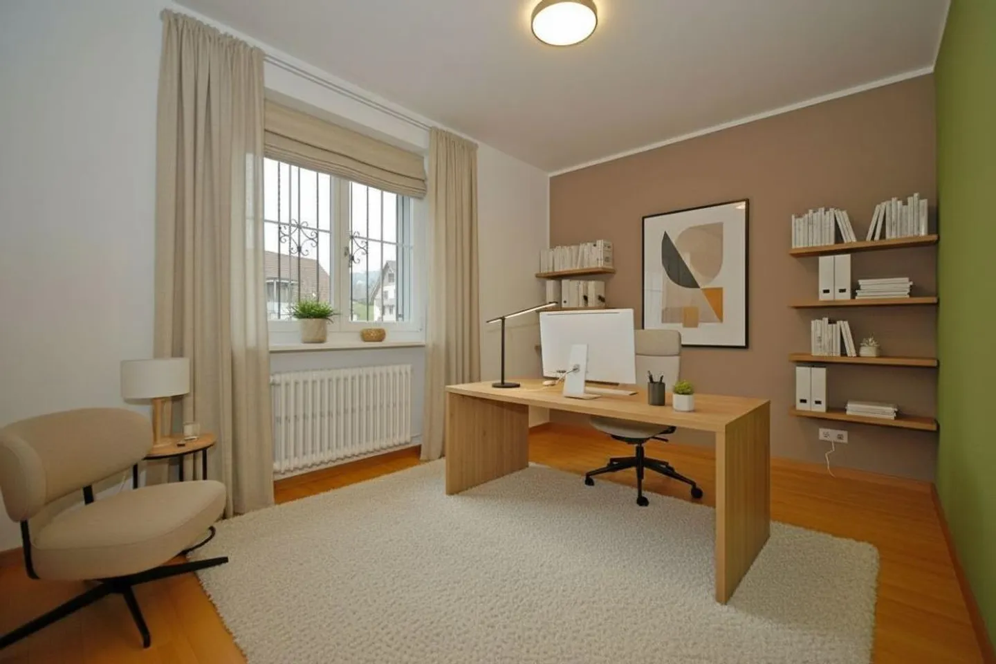 Maison individuelle avec jardin et unité de vie séparée - appartement de 3,5 pièces et appartement de 5,5 pièces - Photo 3 sur 5