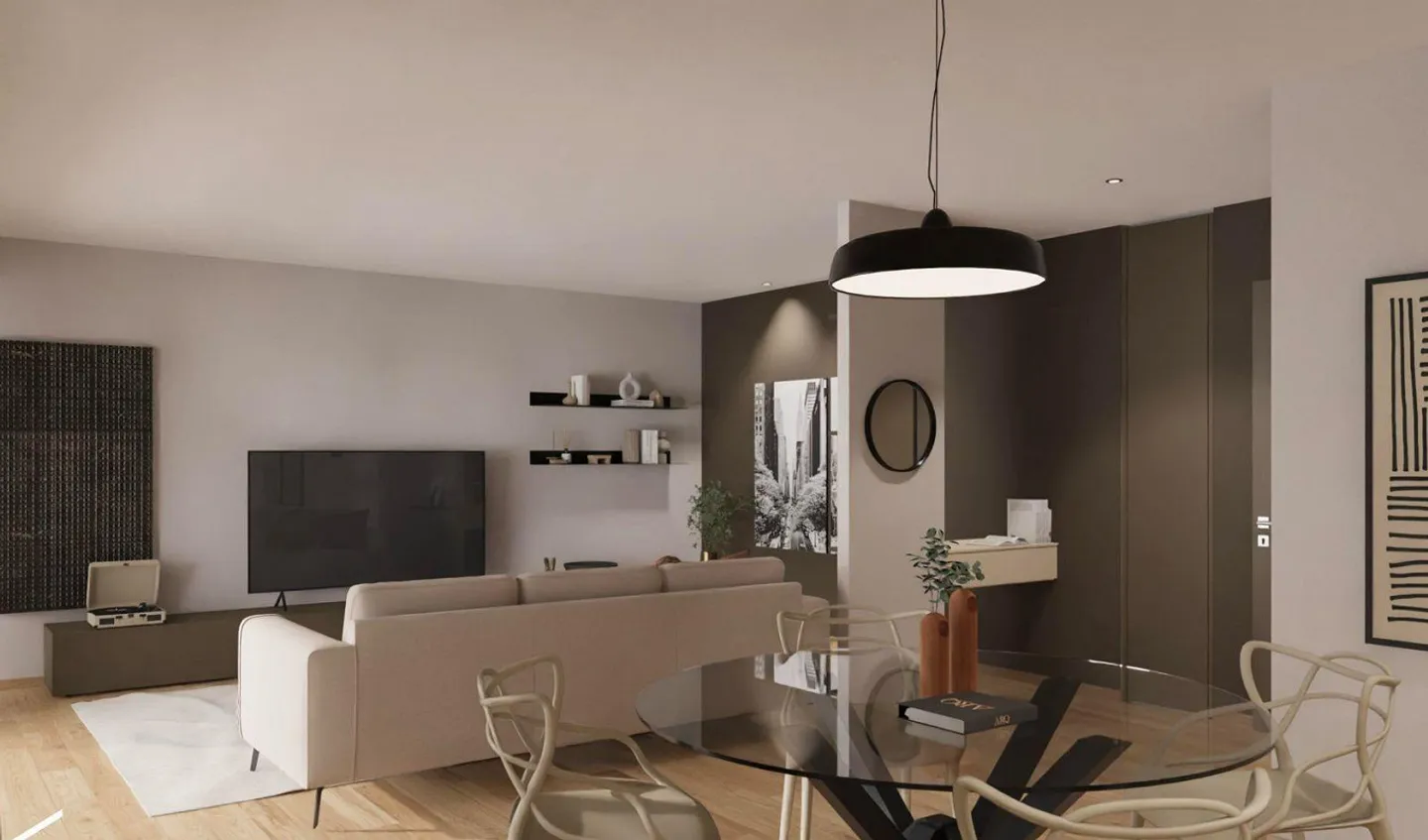 BELLINZONA - À VENDRE NOUVEAUX 3.5 PIÈCES AVEC GRANDE TERRASSE - Photo 1 sur 7