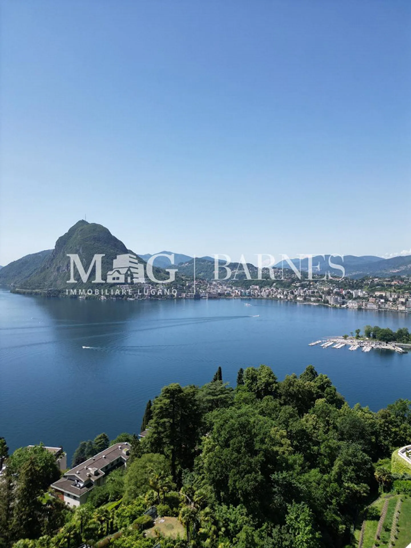 Lugano, Castagnola: Modern villa with pool and lake view - Photo 19 of 21
