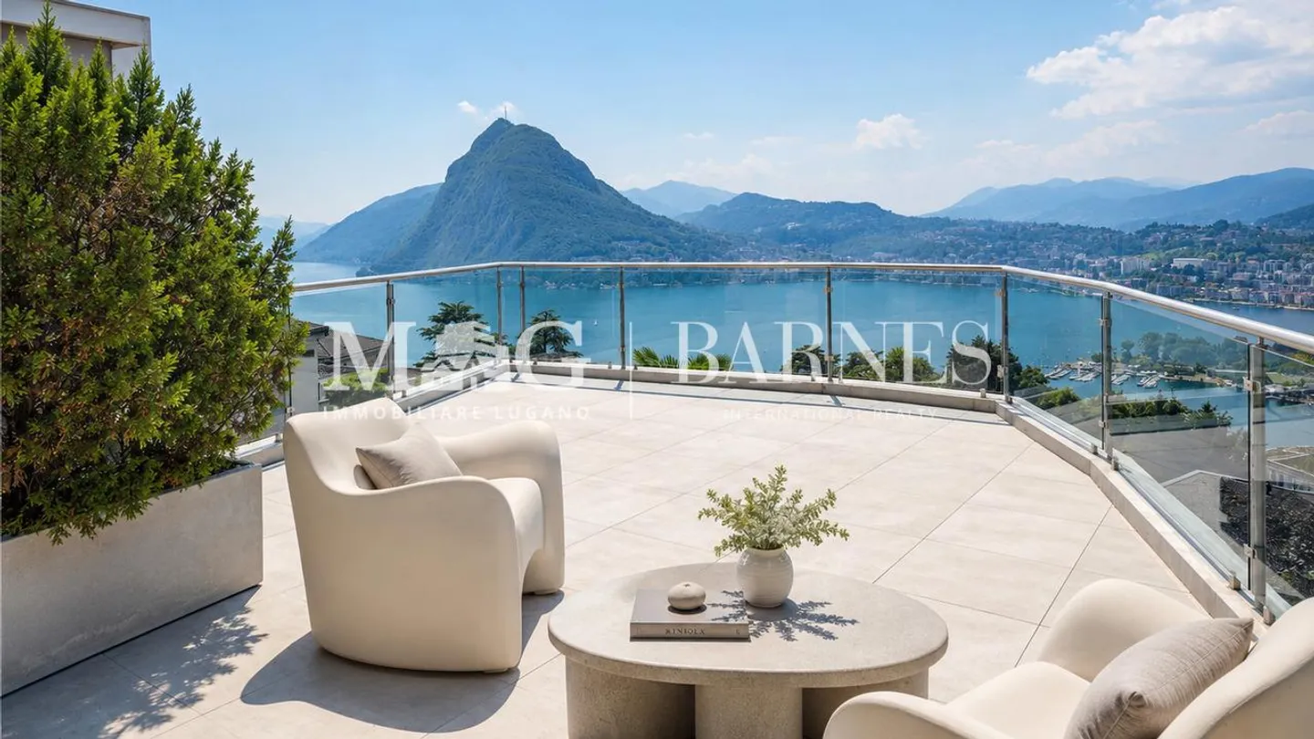 Lugano, Castagnola: Modern villa with pool and lake view - Photo 21 of 21
