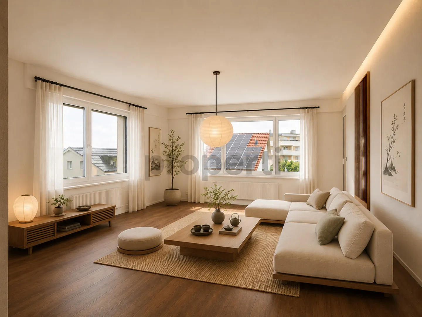Einmalige Chance mit Seesicht: 4.5-Zimmer-Wohnung mit Potenzial in Nottwil - Foto 1 di 13