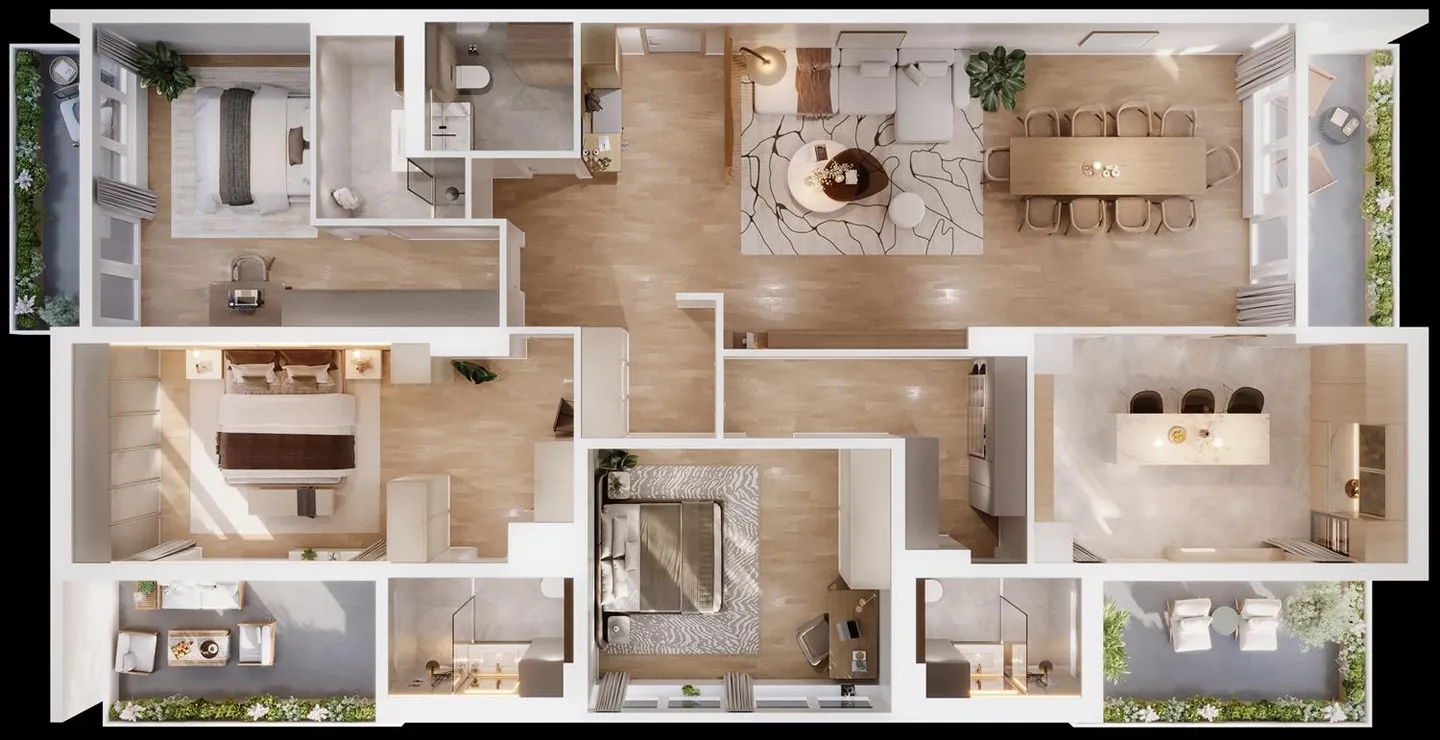 5-room apartment - Photo 5 of 6