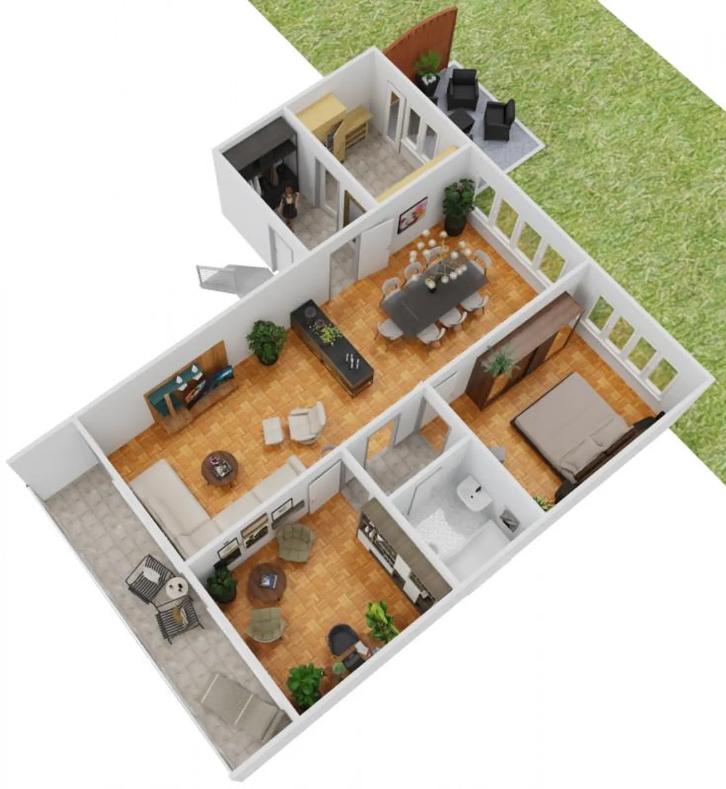 Appartamento da giardino da sogno su Binninger Höhe - Foto 5 di 17