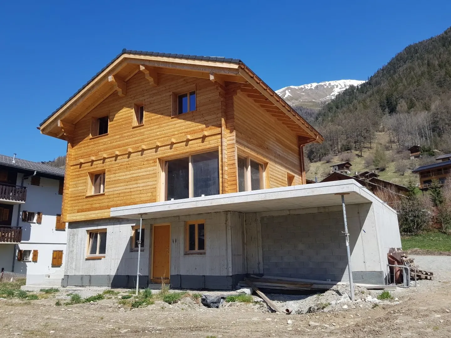 Chalet in Construction - Customization According to Tenant's Wishes - Primary Residence - Evolène - Photo 1 of 9
