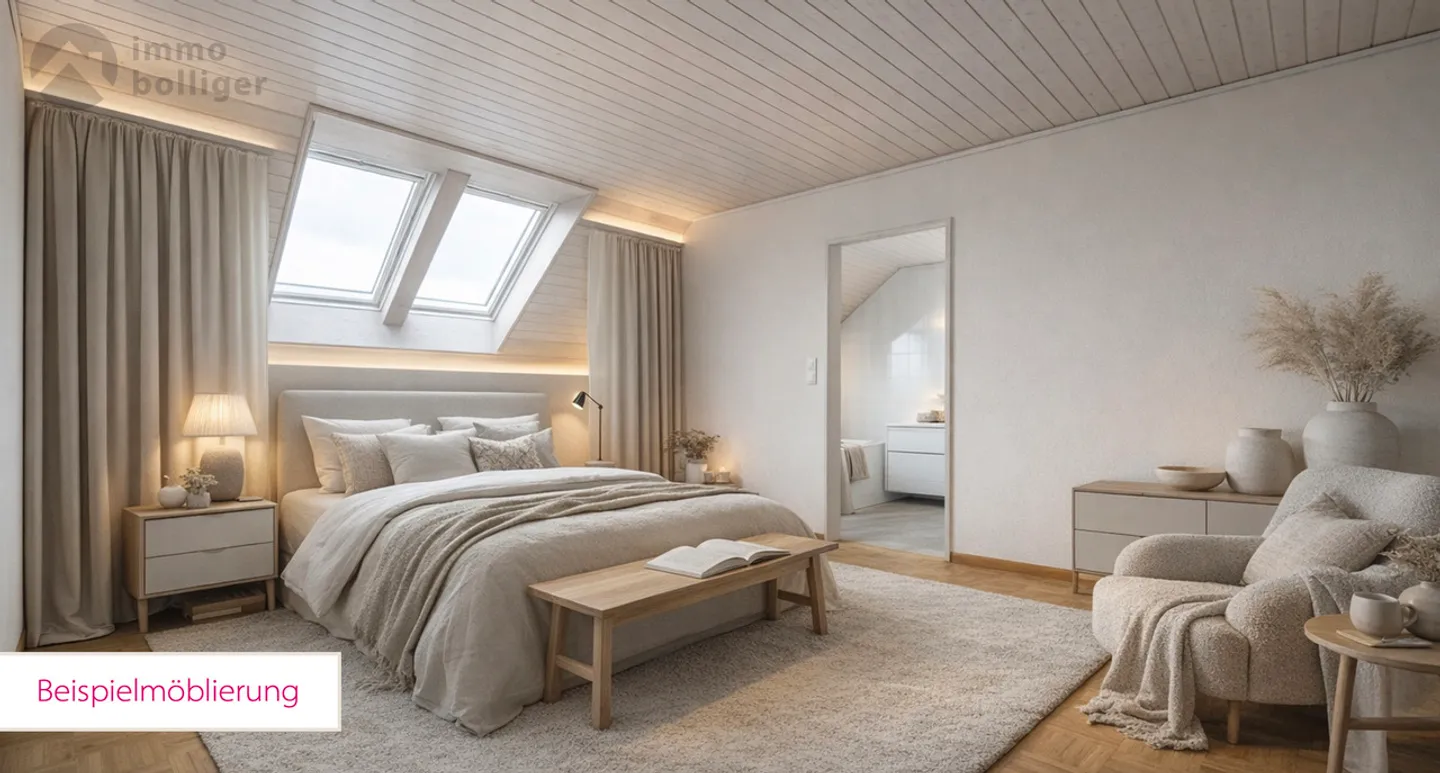 Grosszügige Dachwohnung in Zofingen - Foto 1 von 7