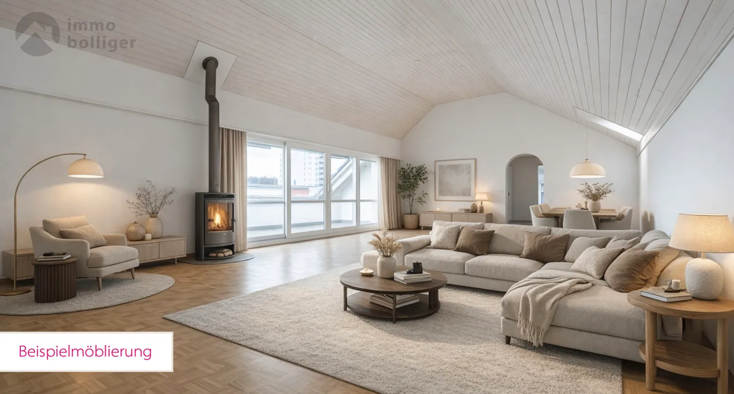 Grosszügige Dachwohnung in Zofingen - Foto 2 von 7