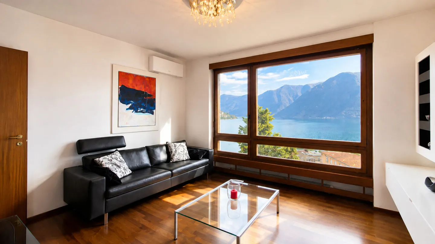Pied-à-terre im Zentrum von Lugano mit offenem Blick auf den See - Foto 4 von 14