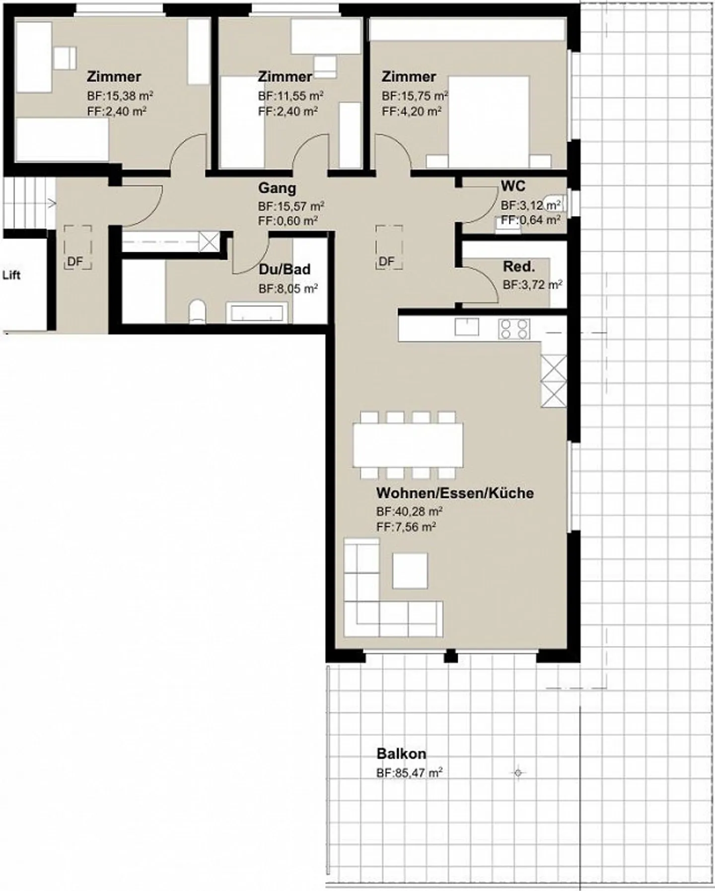 4.5 Room Apartment - Photo 7 of 7