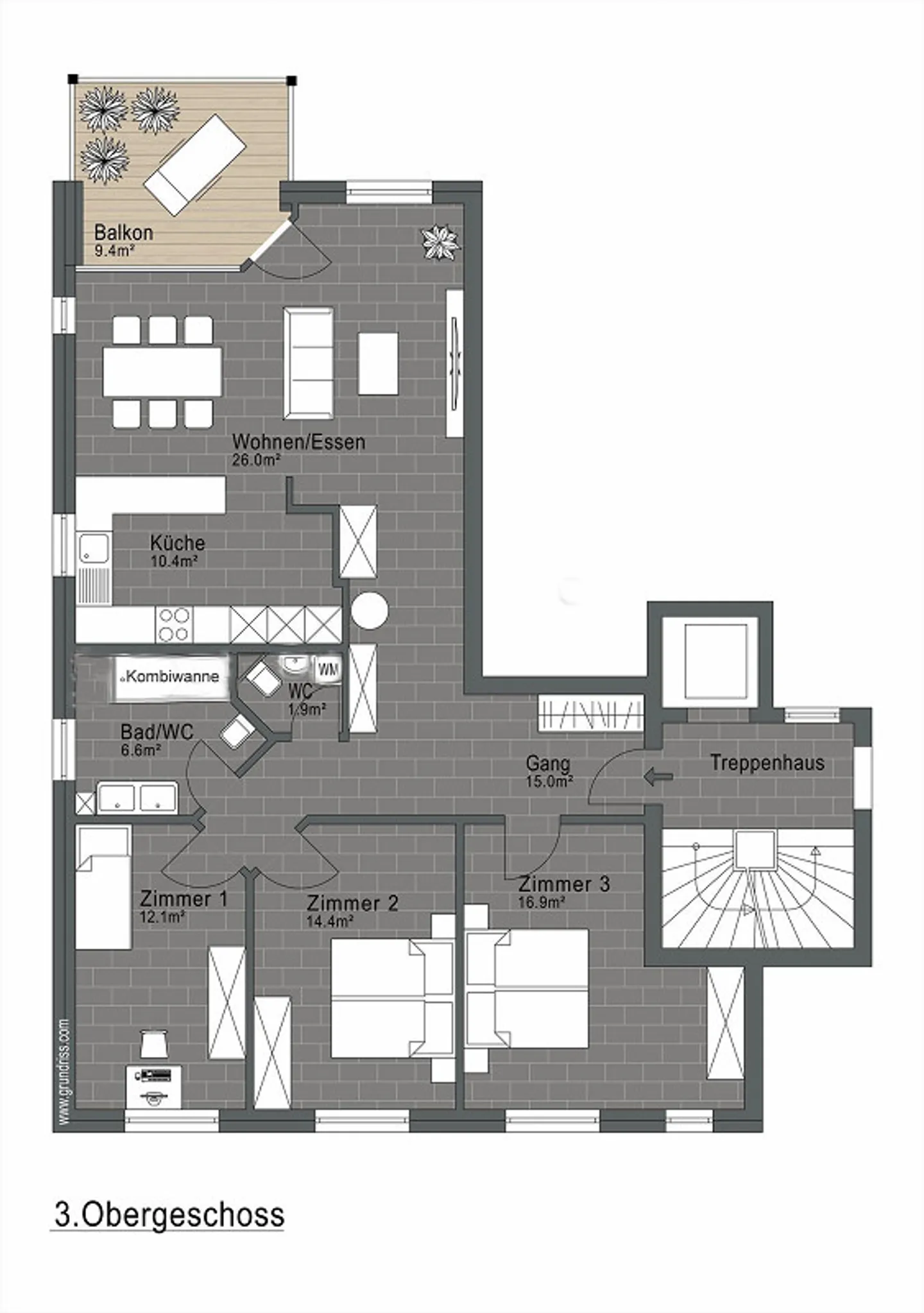 Sunny Apartment with Balcony - Photo 16 of 16