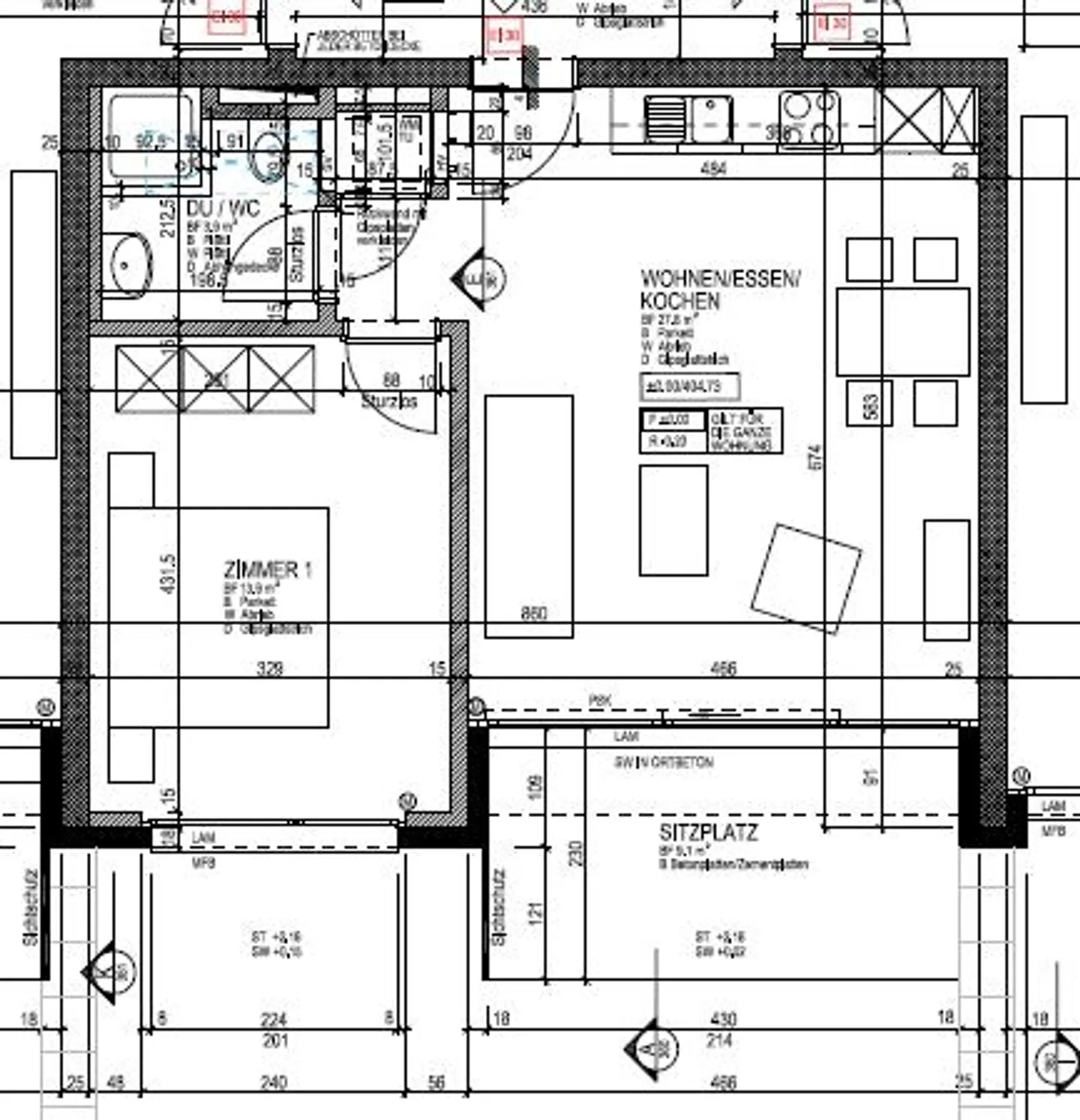 2.5 room garden apartment in Widnau - Photo 2 of 9