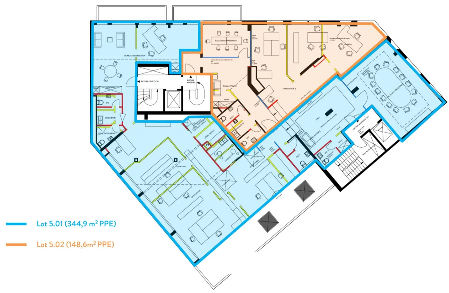 In vendita: Uffici PPE 345 m² Vicino alla Riva Libero da Tutti i Residenti - Foto 11 di 11