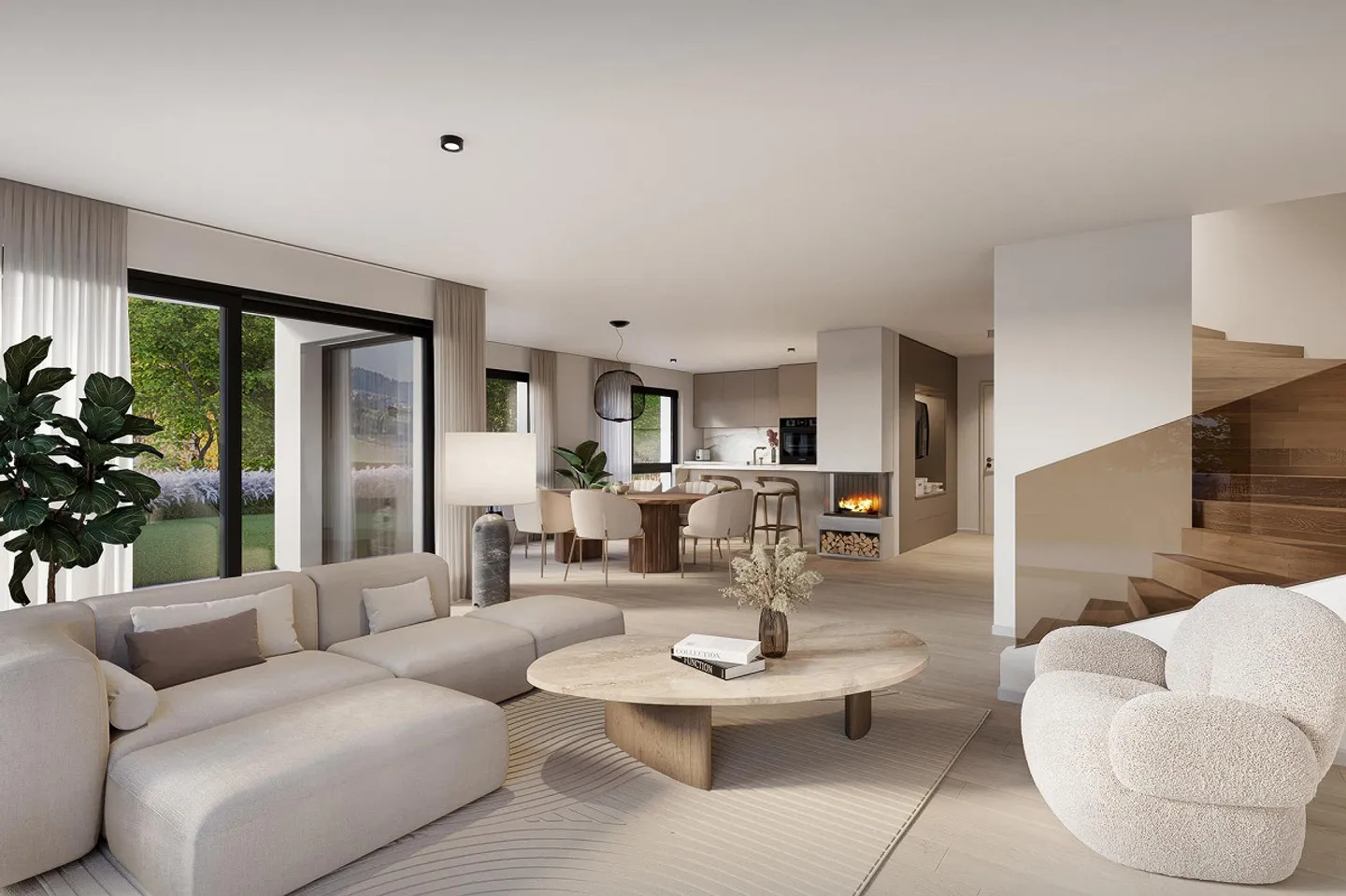 Moderner Duplex mit atemberaubendem Blick - Foto 2 von 5