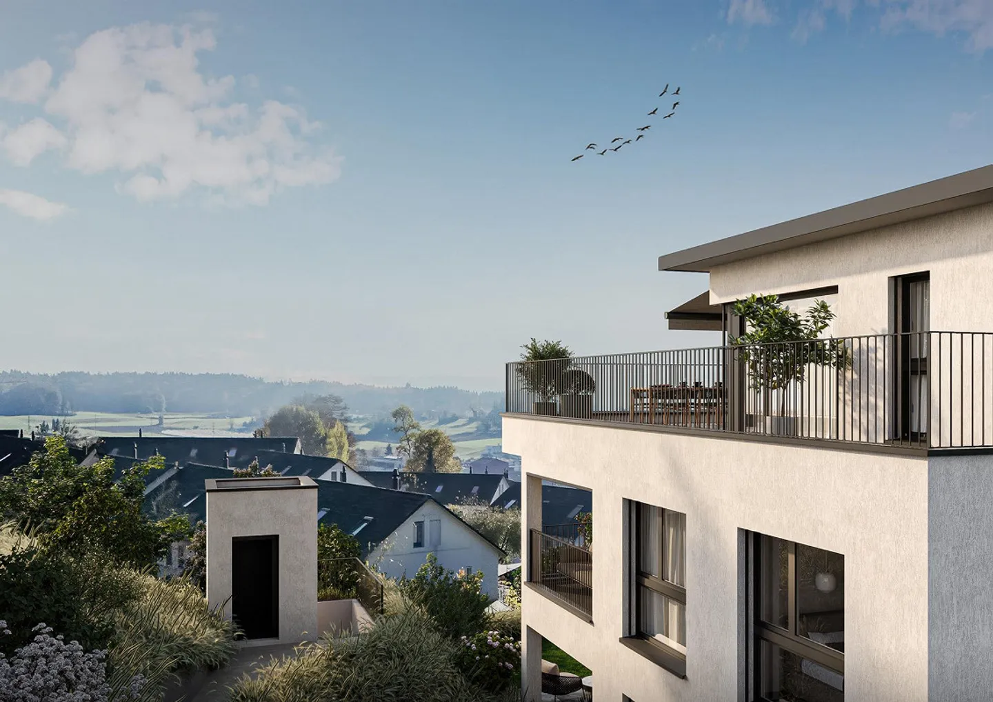Moderner Duplex mit atemberaubendem Blick - Foto 4 von 5