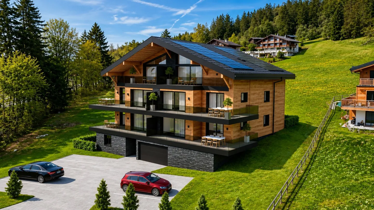 Charmante Attika-Wohnung in Crans-Montana - Foto 3 von 15