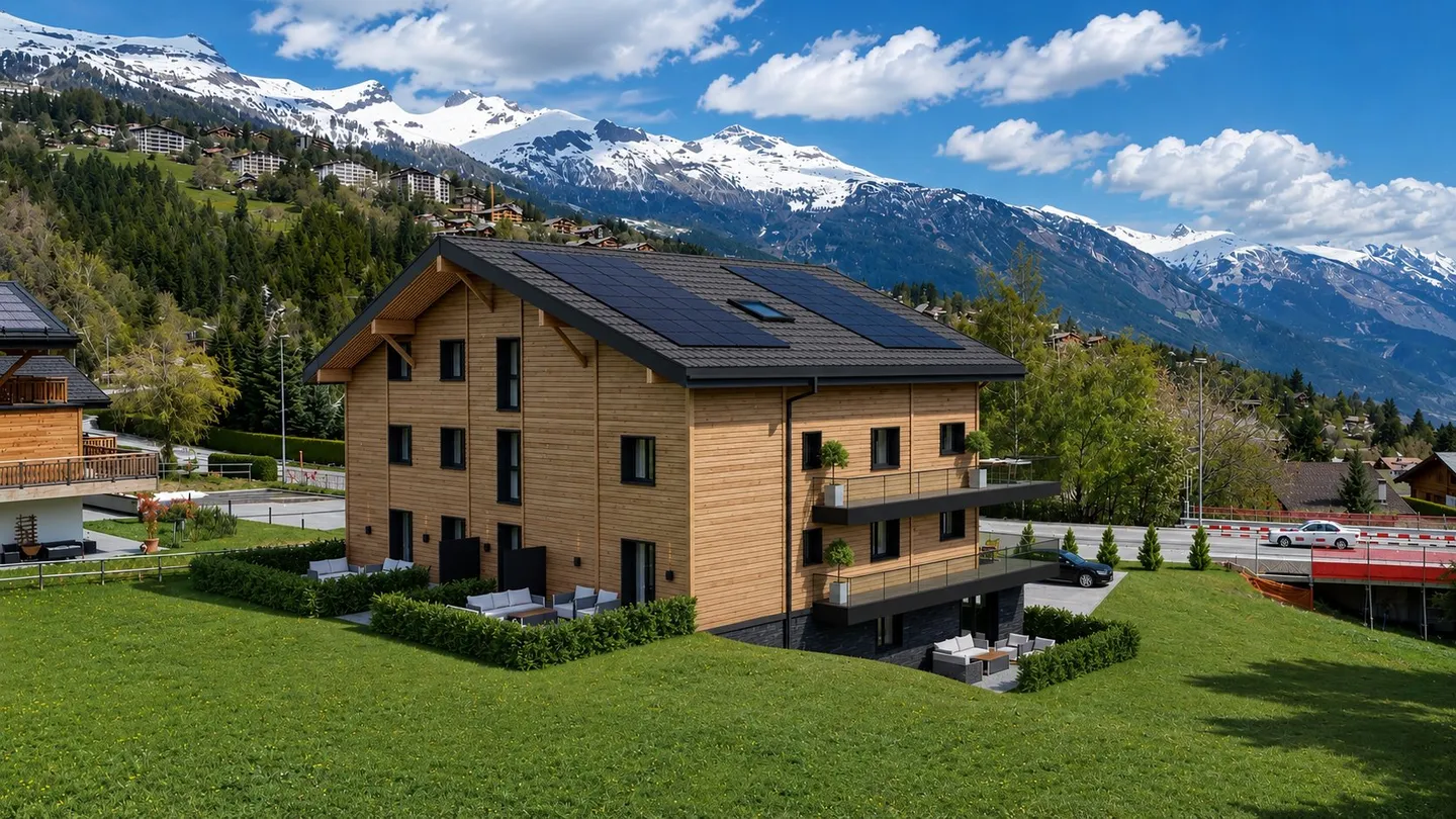 Charmante Attika-Wohnung in Crans-Montana - Foto 6 von 15