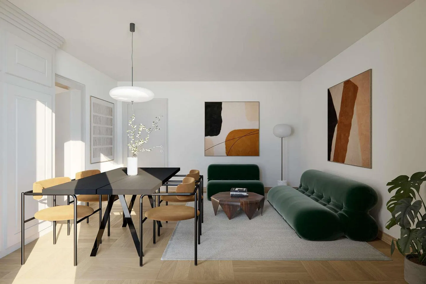 Stilvolles Apartment in Wipkingen - Foto 1 von 6