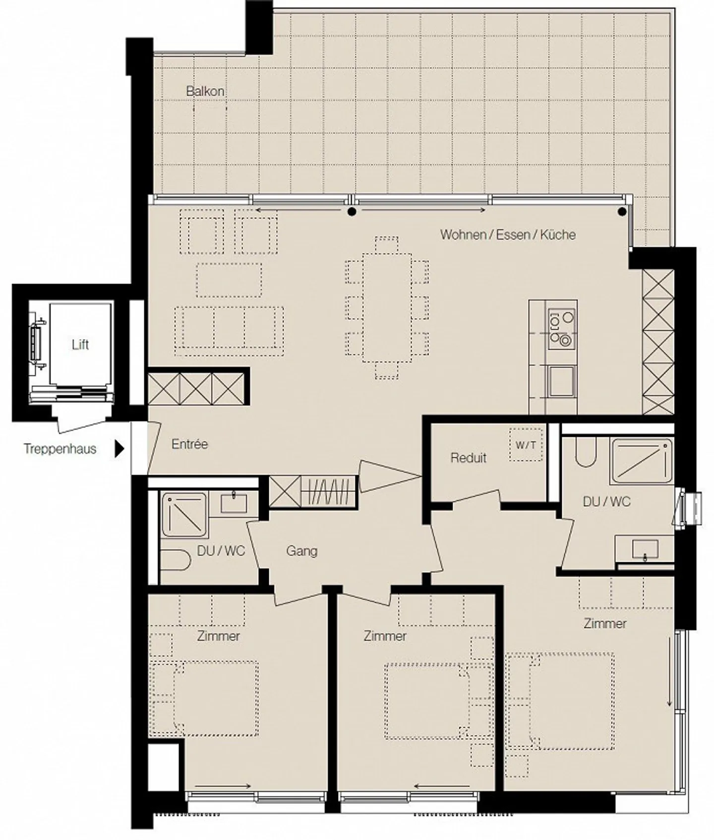 Appartamento attraente di 4,5 stanze con vista sul lago in 'Lake Ville' Thalwil - Foto 15 di 21