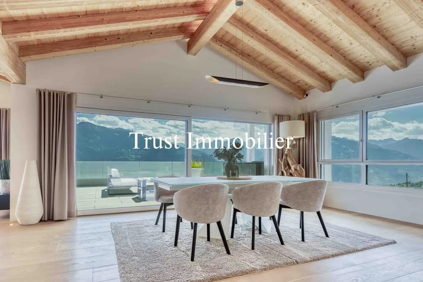 6006. RARO. Villa eccezionale con vista sulle Alpi (Ayent) - Foto 7 di 13