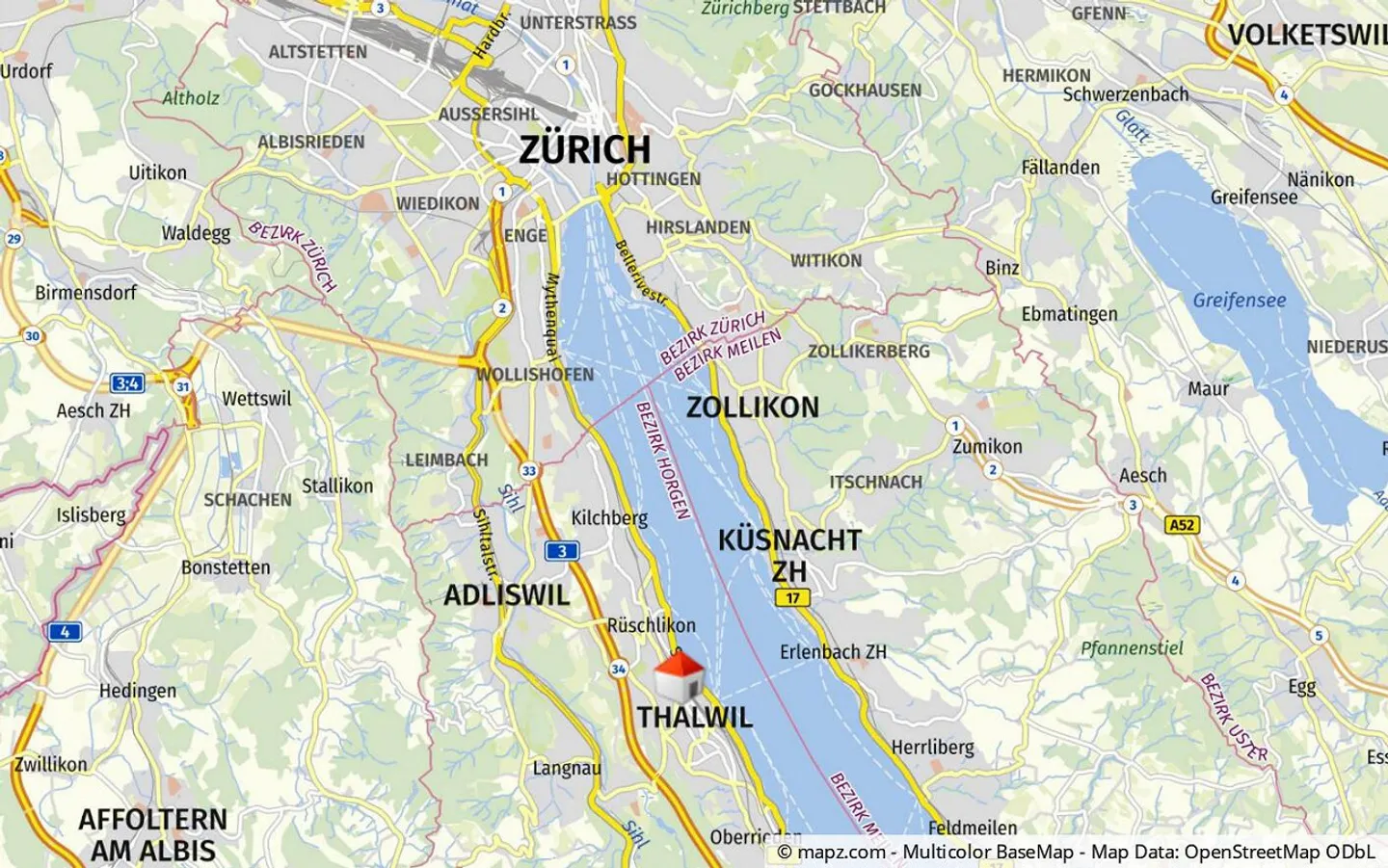 Appartamento attraente di 4,5 stanze con vista sul lago in 'Lake Ville' Thalwil - Foto 19 di 21