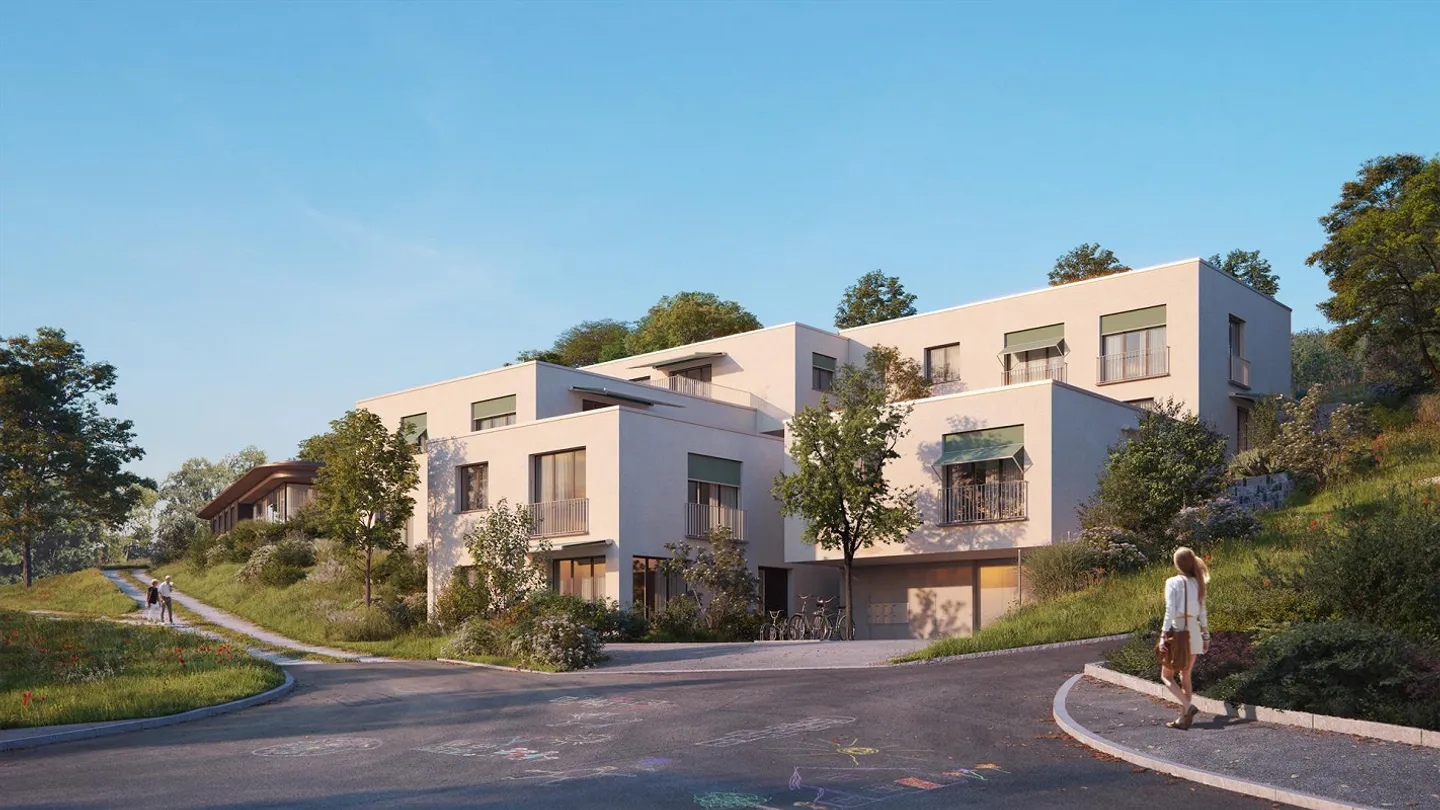 Dernière chance - Appartements de 3,5 pièces à Dachsen avec vue panoramique - Photo 1 sur 8