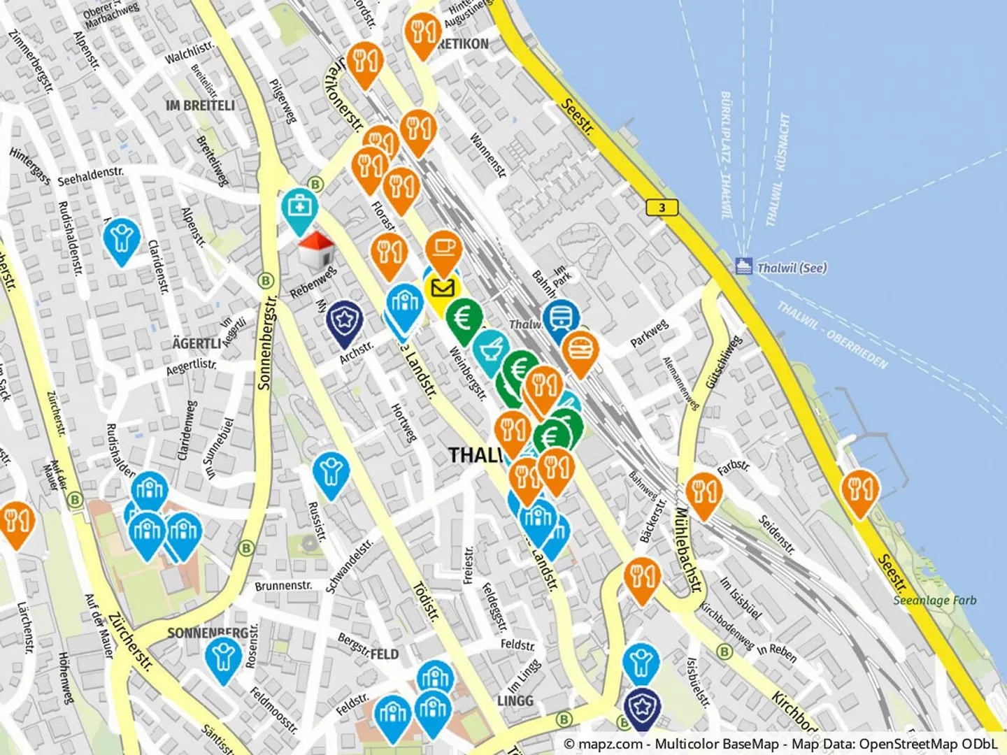 Appartamento attraente di 4,5 stanze con vista sul lago in 'Lake Ville' Thalwil - Foto 21 di 21