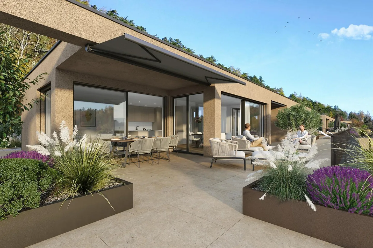 Penthouse apartment with 148 m2 of net living space and large terrace 192 m2 - Photo 1 of 3